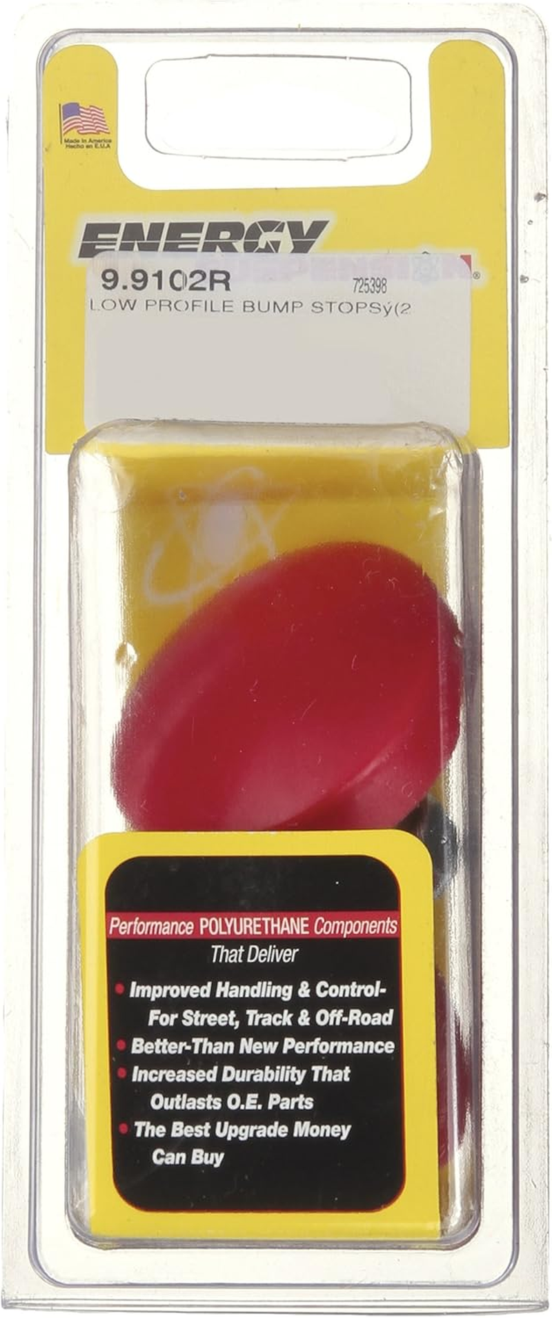 Energy Suspension 9.9102R Low Profile Bump Stop - Pack of 2
