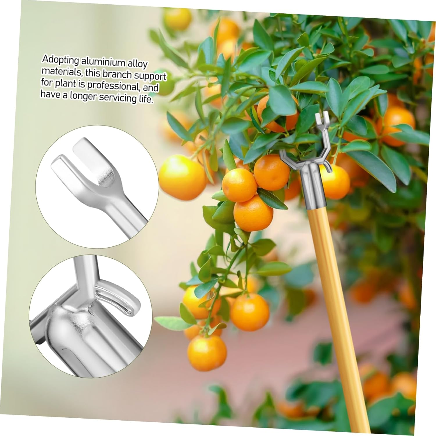 CIMAXIC 6PCS Tree Branch Supports Fruit Tree Staking Kit for Young Trees Windproof and Snowproof Garden Orchards image number 2