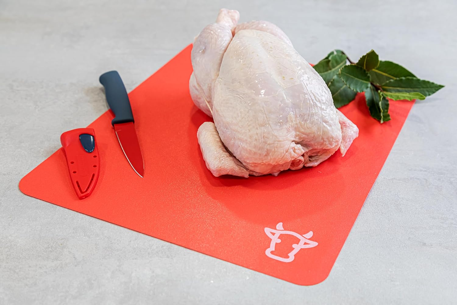 Kitchencraft KCFLEXCUT2 Colour Coded Chopping Board Set, Non Toxic Plastic, Multi-Colour, 4 Pieces, 38-30 Cm image number 4