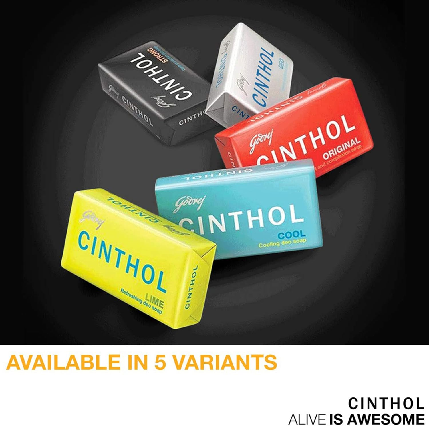 Cinthol Confidence+ Bath Soap, Germ Protection & Insta Deo, 125G (Pack of 3, 75G Free) image number 2