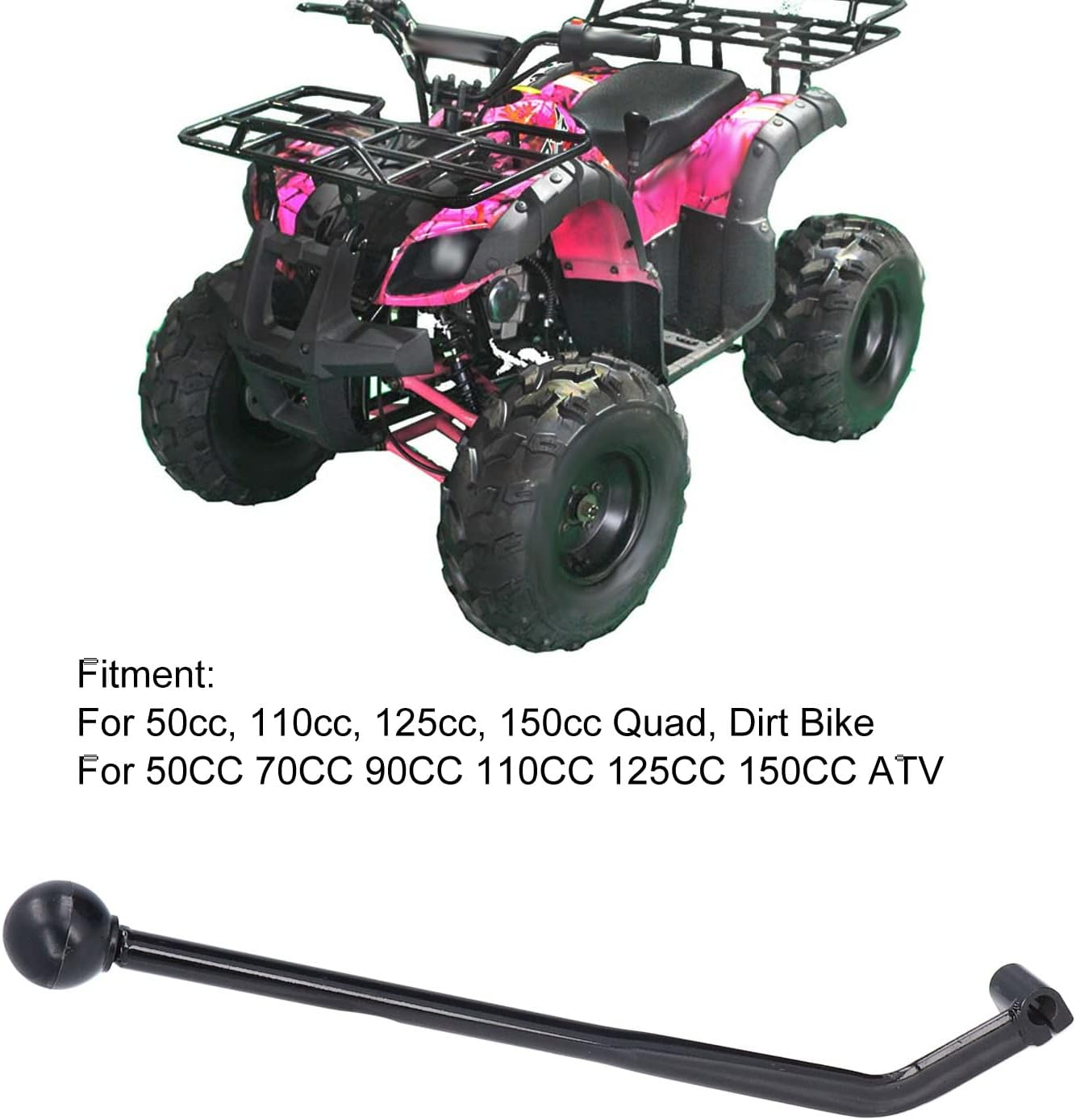 High Performance 135 Degree Long Hand Shifter, Metal ATV Gear Lever, Ideal for Quad, Dirt Bike, Comfortable to Use with Good Performance image number 6