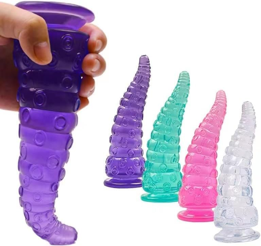 Tentacle Dildo Huge Anal Dildo with Strong Suction Cup for Hands-Free Play, Realistic Octopus Dildo for Vaginal G-Spot & Anal Sex Monster Dragon Dildo Adult Sex Toys for for Women image number 4