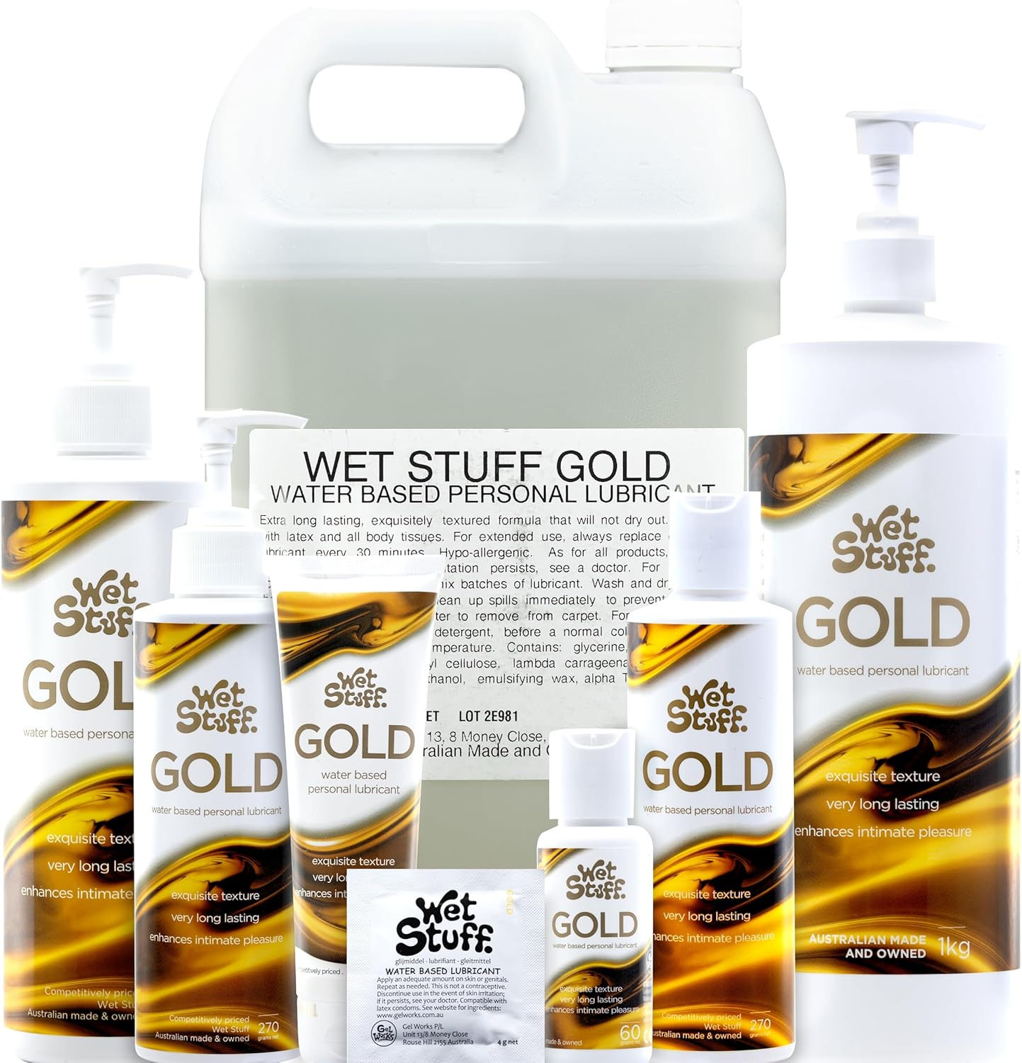Wet Stuff Gold 60G Bottle, 1 Count image number 1