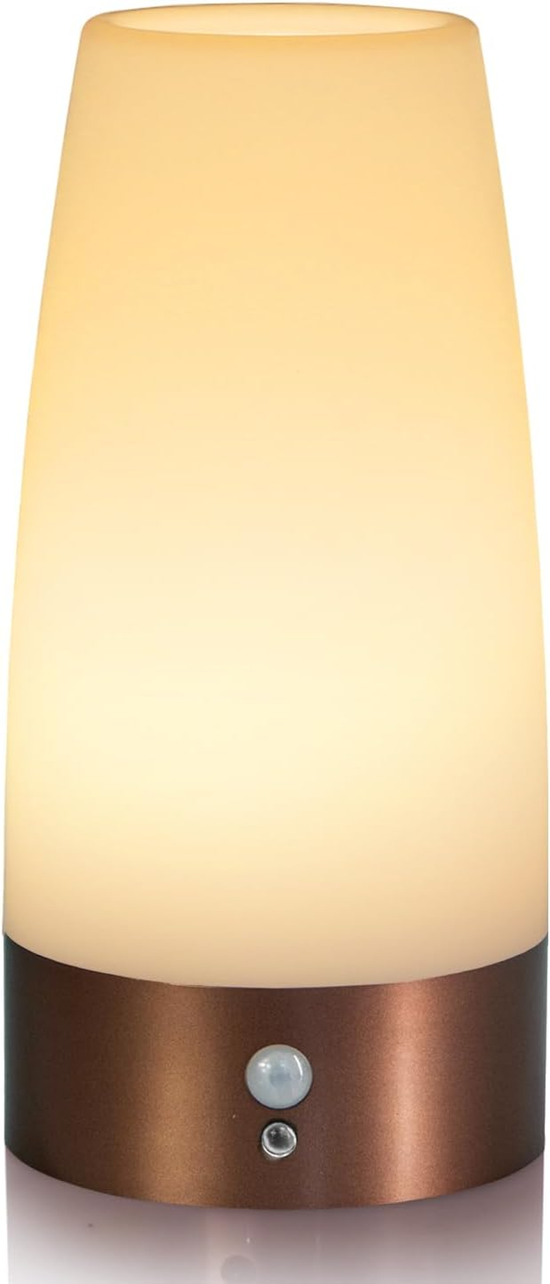 BETUS Motion Sensor Night Light, Battery Operated Lamp with 2 Sensored Modes - Retro Bedside Table Desk Lamp with Soft Ambient Light for Bedroom, Living Room, Kitchen Kids Room image number 4