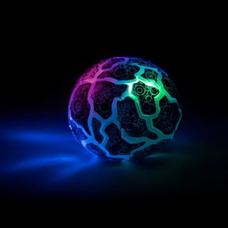 Needoh Magma Squishy Light up Meteorite Stress Ball - Glow in the Dark Squeeze Ball, LED Core with Oozing Magma Effect, Fidget Toy for Stress Relief, Anxiety & ADHD, Assorted Styles image number 5