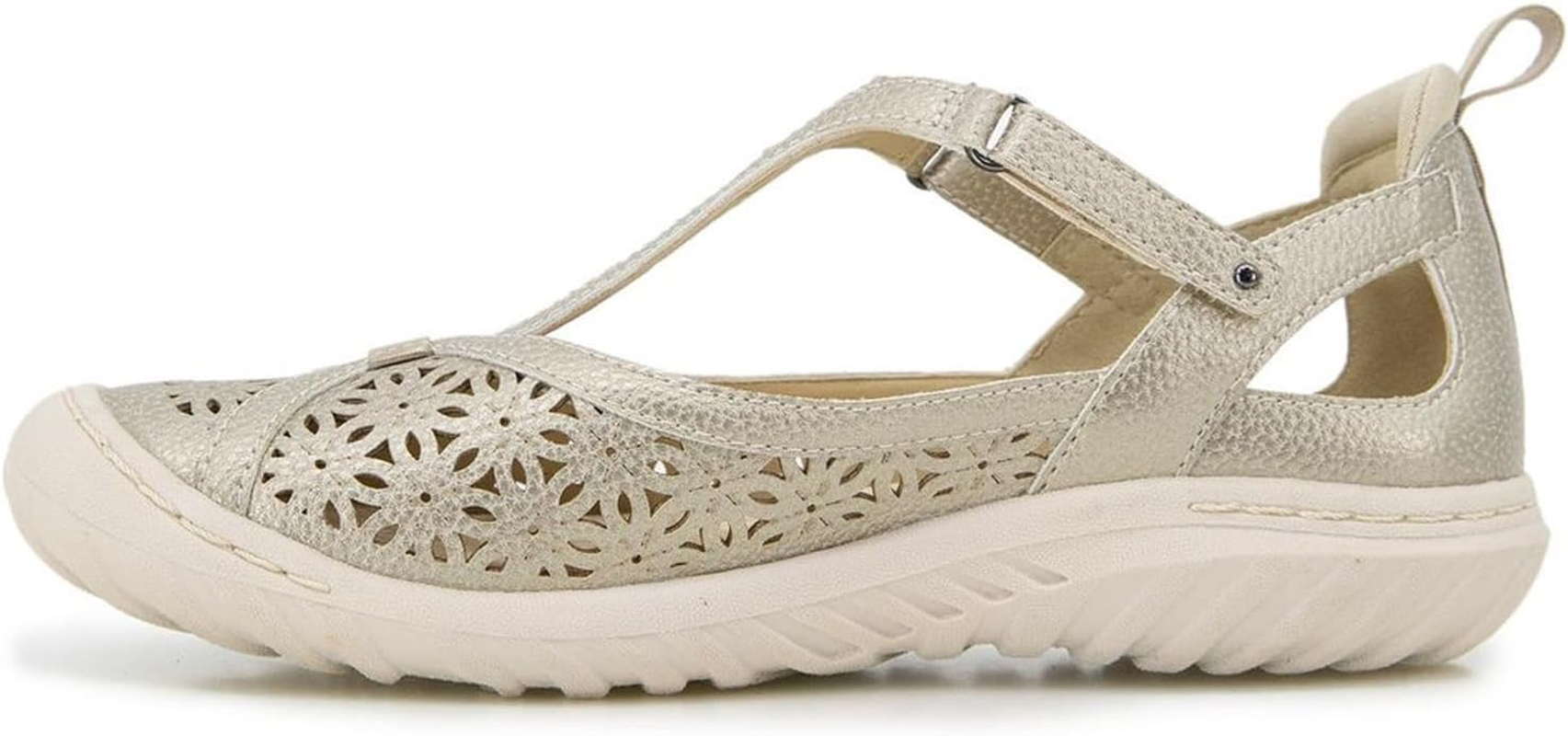 Jambu Women'S Daffodil Comfort Casual Classic Mary Jane T-Strap Flats Fashion Shoes image number 2