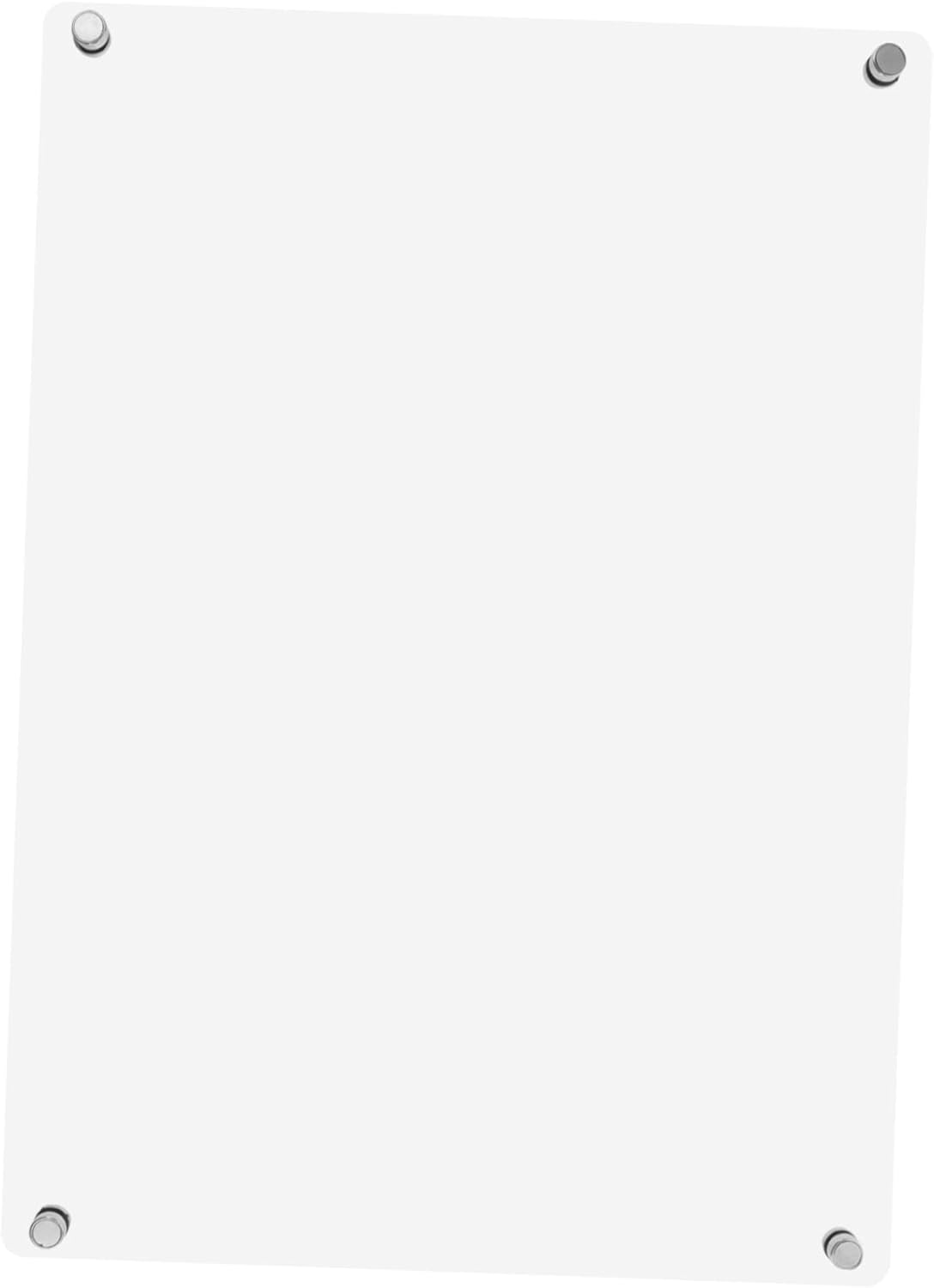 STOBOK Clear Dry Erase Board Acrylic, Magnet Acrylic Transparent 42X30CM image number 5