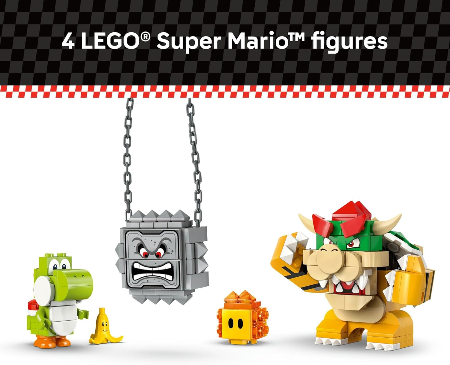 LEGO&reg; Super Mario&trade;: Mario Kart&trade; &ndash; Bowser&rsquo;S Castle 72039 Toy for Boys, Girls and Any Fans, Vehicle Racing Set, 4 Figures Including Yoshi and a Lava Bubble, Nintendo&reg; Character Toy for Gamers image number 5