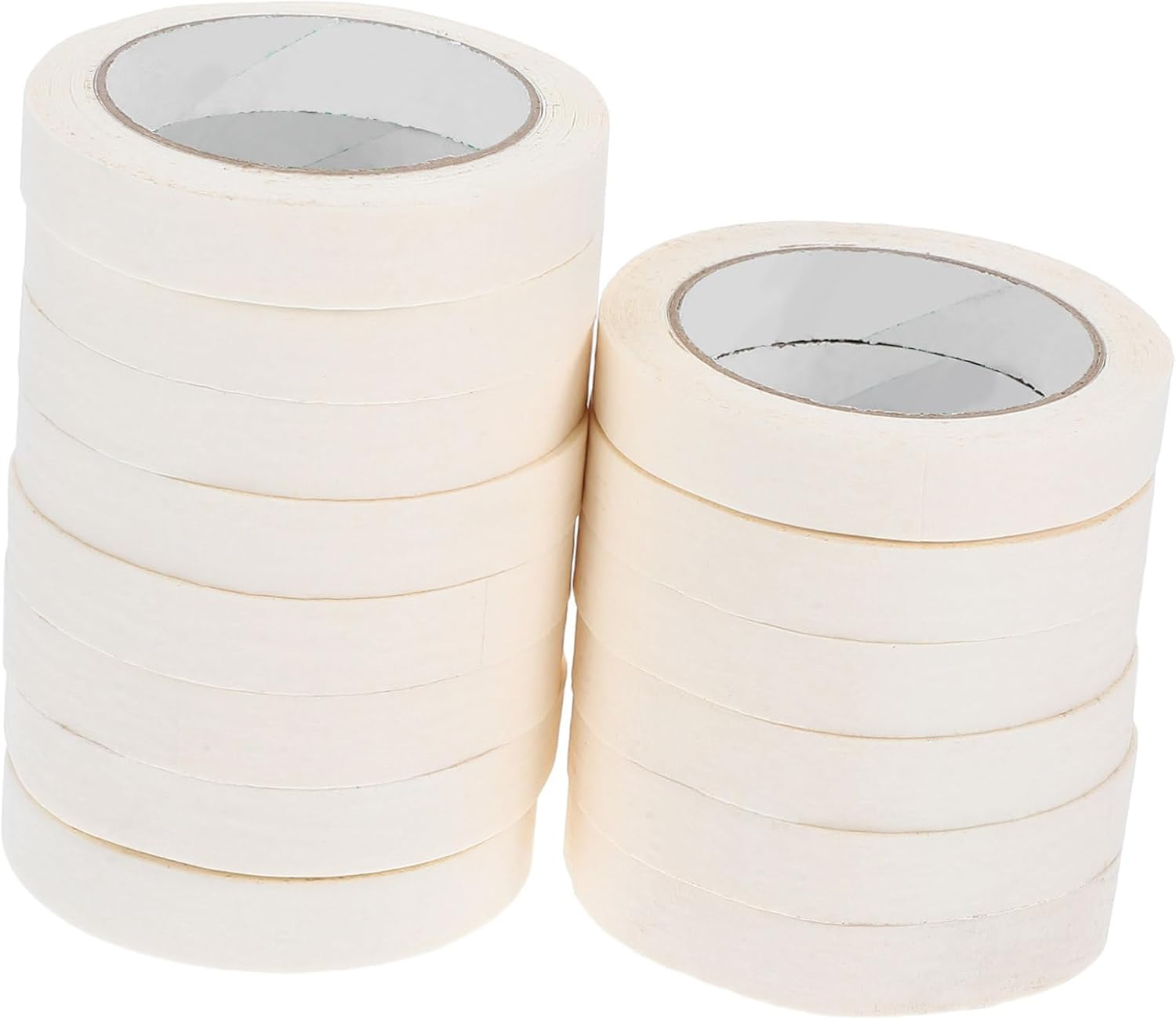 OSALADI 14Rolls Painters Tape Masking Paper Green Multi-Surface Paint Masking Tape for Painting Car Detailing DIY Arts Craft Home Office School Projects