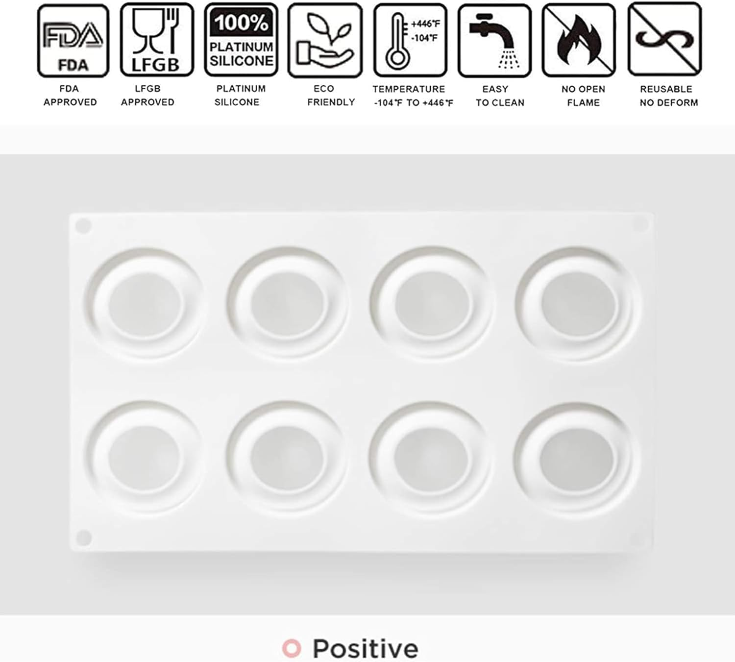 Silicone Baking Molds Set&mdash;Pinecone/Apple, Food-Grade&mdash;For Mousse Cake, French Dessert, Soap, Candles (Gourmet Dinners, Dessert Parties)&mdash;Ideal for Bakers, DIY Crafters (2Pcs) image number 6