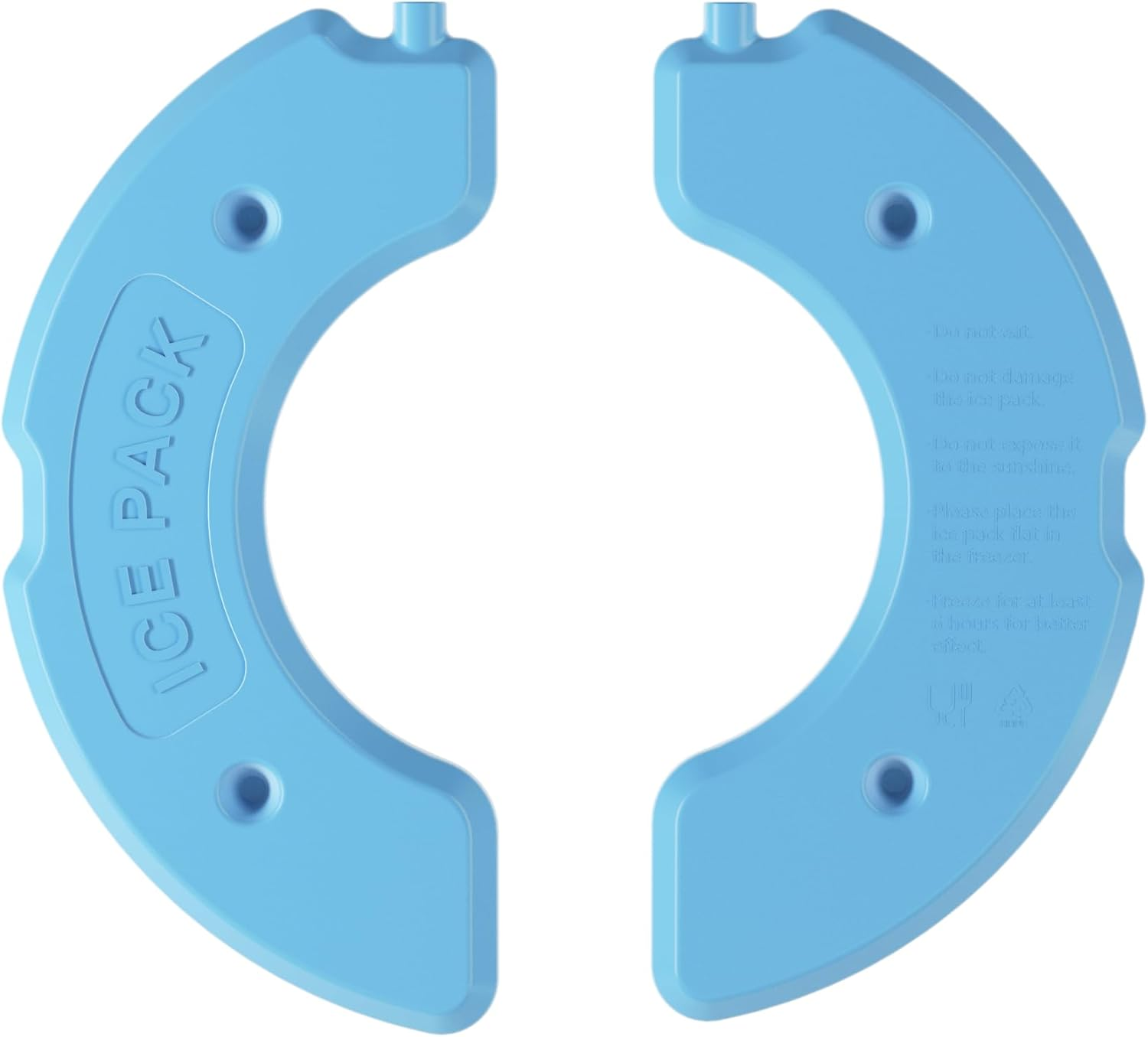 2 Pcs Ice Pack for Auto Cat Wet Food Feeder, Suitable for Model F13, F19