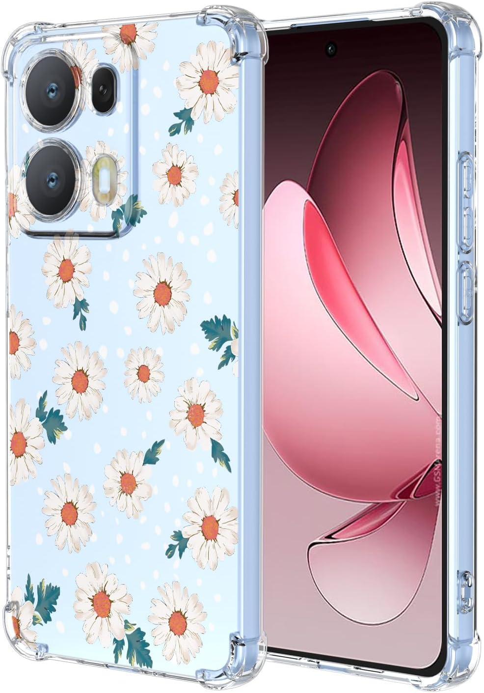 XINYEXIN Clear Case for Oppo Reno 13 Pro 5G Cute Kitten Pattern Design Slim Shockproof Transparent Soft TPU Bumper Case Protective Cover - Cat