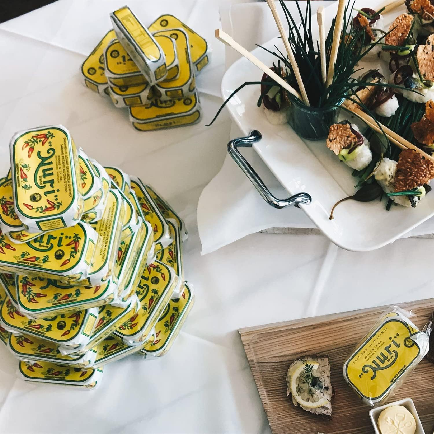 10 Pack NURI Portuguese Sardines in Olive Oil - (125 Gram Tins) (Olive Oil 10 Pack) image number 4