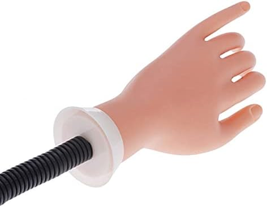 Nail Art Soft Practice Hand with Flexible Stand Desk Clamp, Beauties Factory Moveable Training Hand Trainer Practice Kit False Hands for Nail Design Practice Tool image number 5