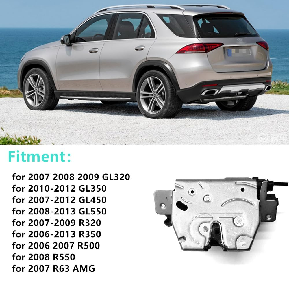 1647400735 A1647400735 Rear Hatch Tailgate Lock Actuator Compatible with Mercede-S Benz W164 W251 GL450 ML350 R350 image number 2