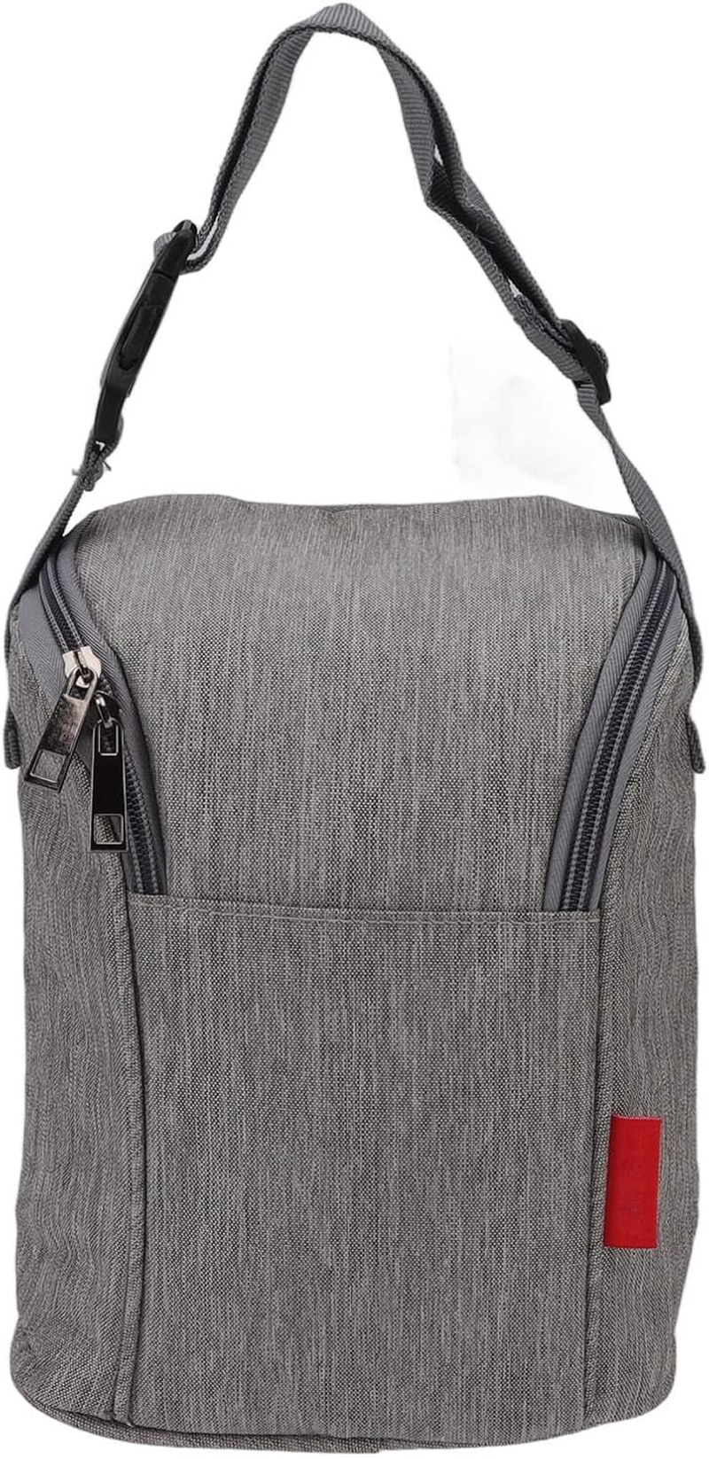 Insulated Baby Bottle Bag, Waterproof Nylon Insulated Bottle Bag, Baby Bottle Cooler Tote Bag, Thermal Bag Bottle Storage Bag, Breastfeeding Essential, Baby Bottles Milk (Black)