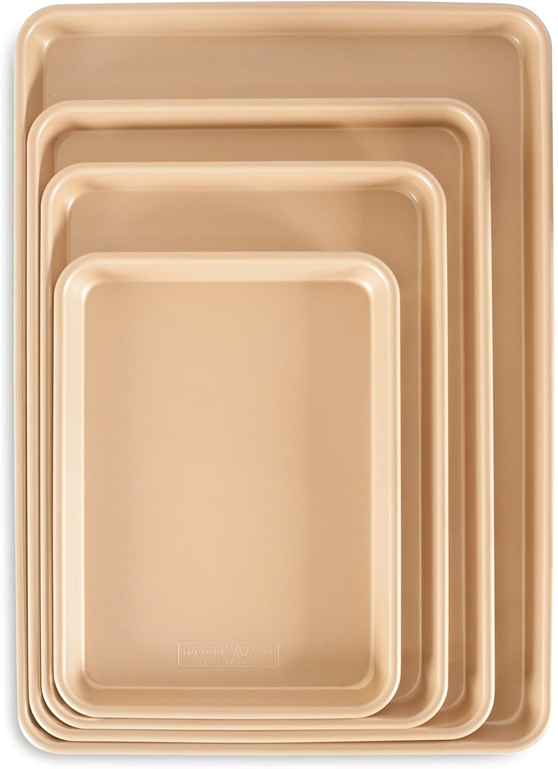 Nordic Ware Naturals Non-Stick Jelly Roll Baking Sheet, Gold, 15.125 X 10.625