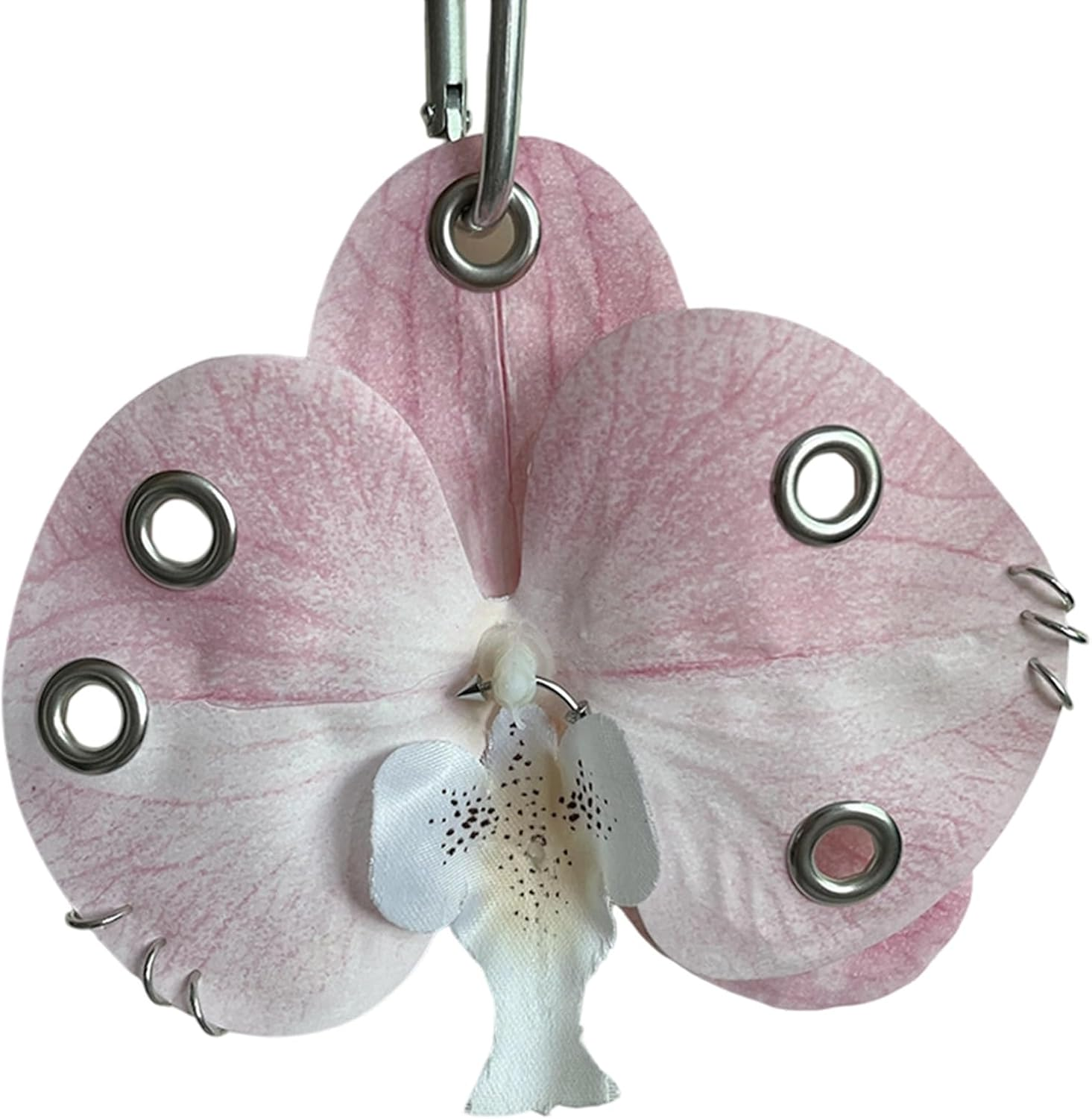 [Xinsheinelry] Artistic Pharaenopsis Shape Reusable Structure Key Chain Pendant Elegant Design Ornament for Practical Decoration Solutions