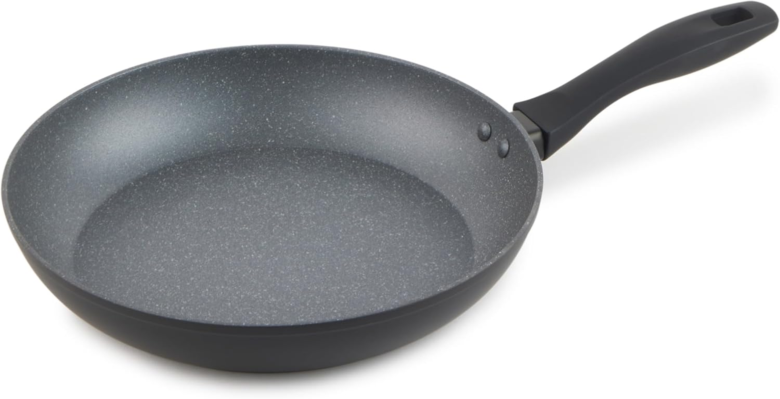 Russell Hobbs RH028001EU7 Metallic Marble 28 Cm Frying Pan - Non-Stick, Suitable for All Hob Types Including Induction, Cook Using Little to No Oil, Forged Aluminium Cookware, Soft-Grip Handle image number 6