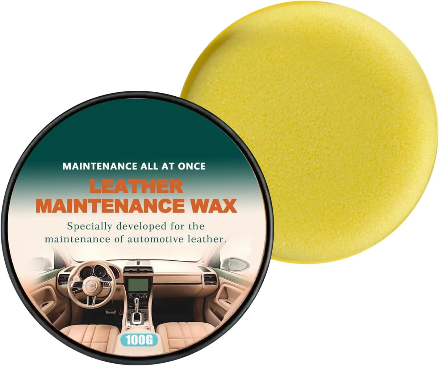 Humkopnl Car Plating Refurbishing Agent - Dashboard Scratch Repair Kit,100G Automotive Wax Safe Long Lasting Cleaner Coating Paste Detailing Supplies for Wheel image number 2