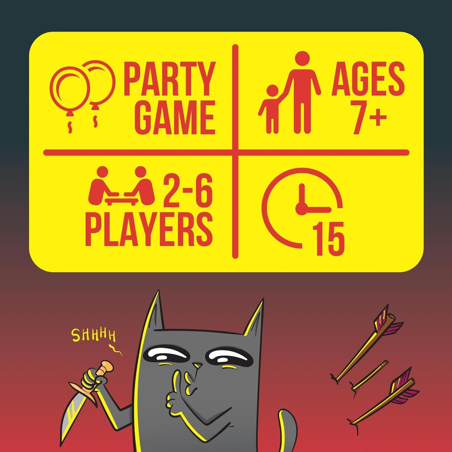 Exploding Kittens | Power Hungry Pets in Collectible Tin | 2-6 Players - Ages 7+ - 15 Mins | Strategic and Simple Card Game - Party Game, Family Game Night, Kid and Adult Card Game image number 1