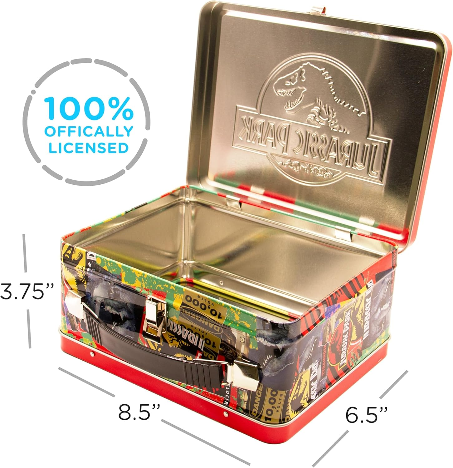 Aquarius Jurassic Park Tin Carry All Fun Box