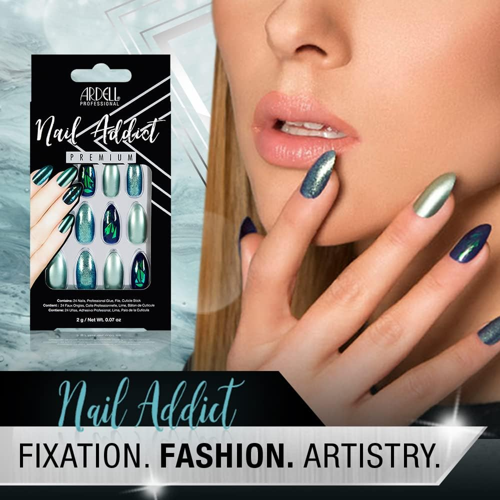 Ardell Ardell Nail Green Glittr Chrme, 1 G, Green Glitter Chrome (75887) image number 3