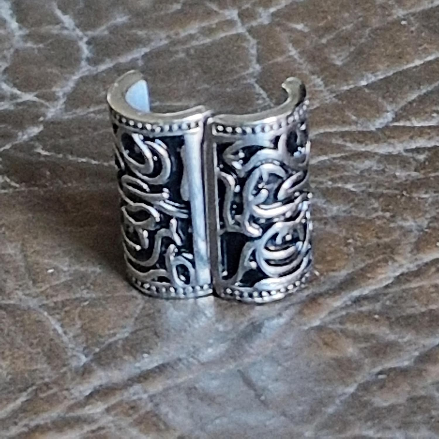 VALHALLA Beads Beard Hair Open-Close Vikings Stainless Steel Braiding Beads Dreadlocks Hair Jewelry Hair Decoration, Stainless Steel image number 4