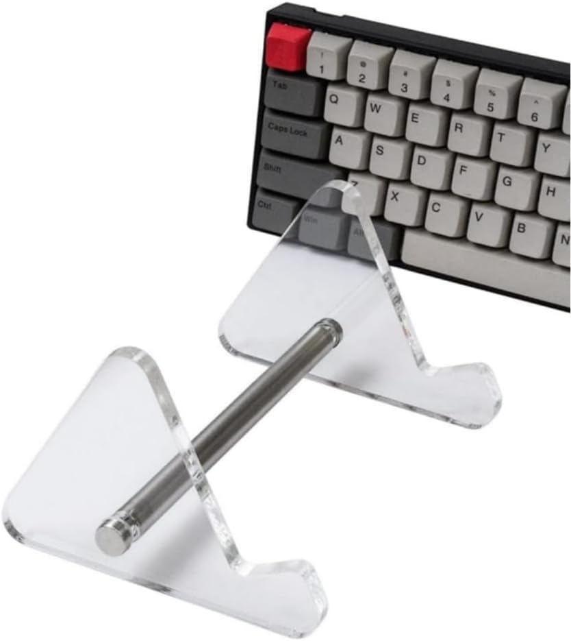 1Pcs 1-Tier Colorful Acrylic Keyboard Display Stand, Mechanical Keyboard Display Stand Keyboard Holder, Acrylic Stand Storage Stands for Mechanical Keyboard image number 5