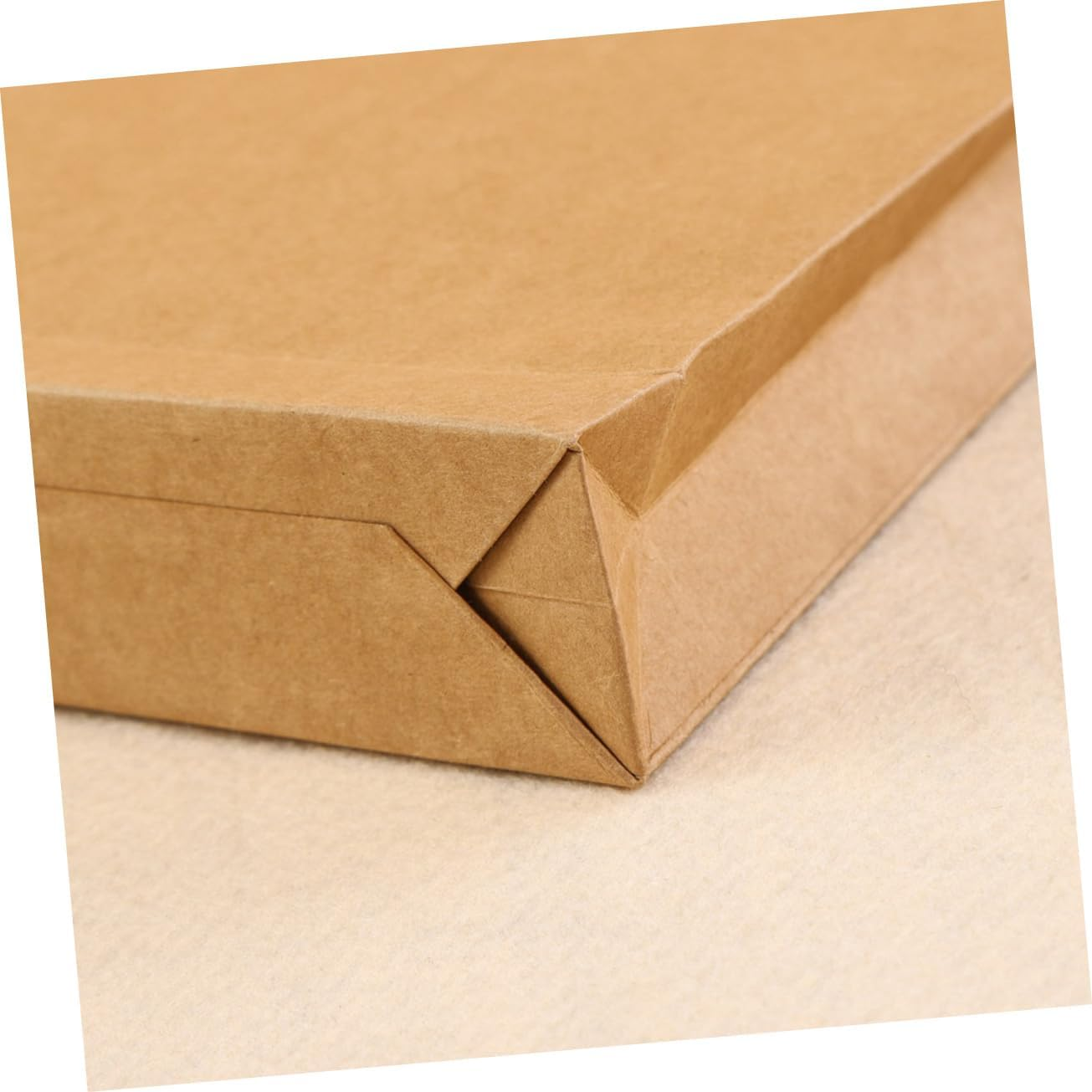 LAPYAPPE Document Carrier Bag File Bag 6Pcs A4 Size Kraft Paper with Handles Business Storage Case for Office School Supplies Document Organization and Clothes Packing image number 2