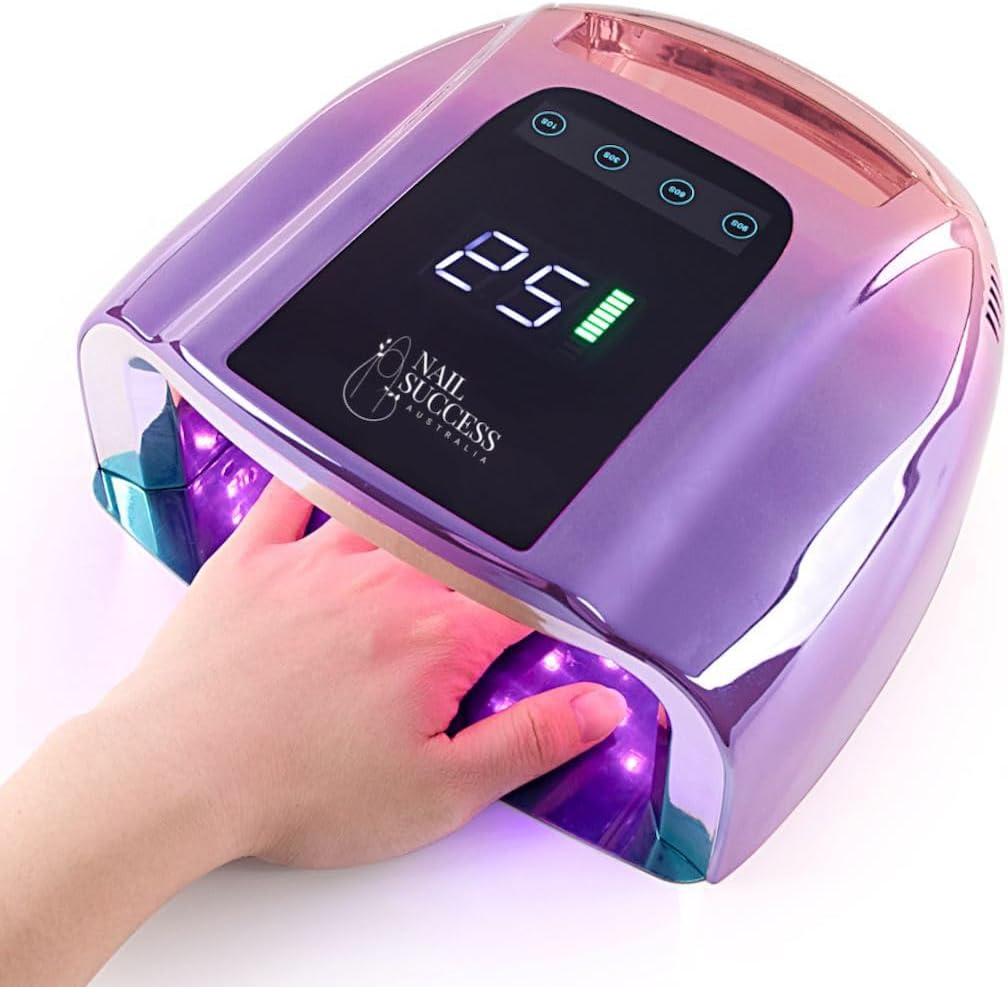 PRO Rechargeable Nail Lamp LED/UV 96W - Purple Pink image number 2