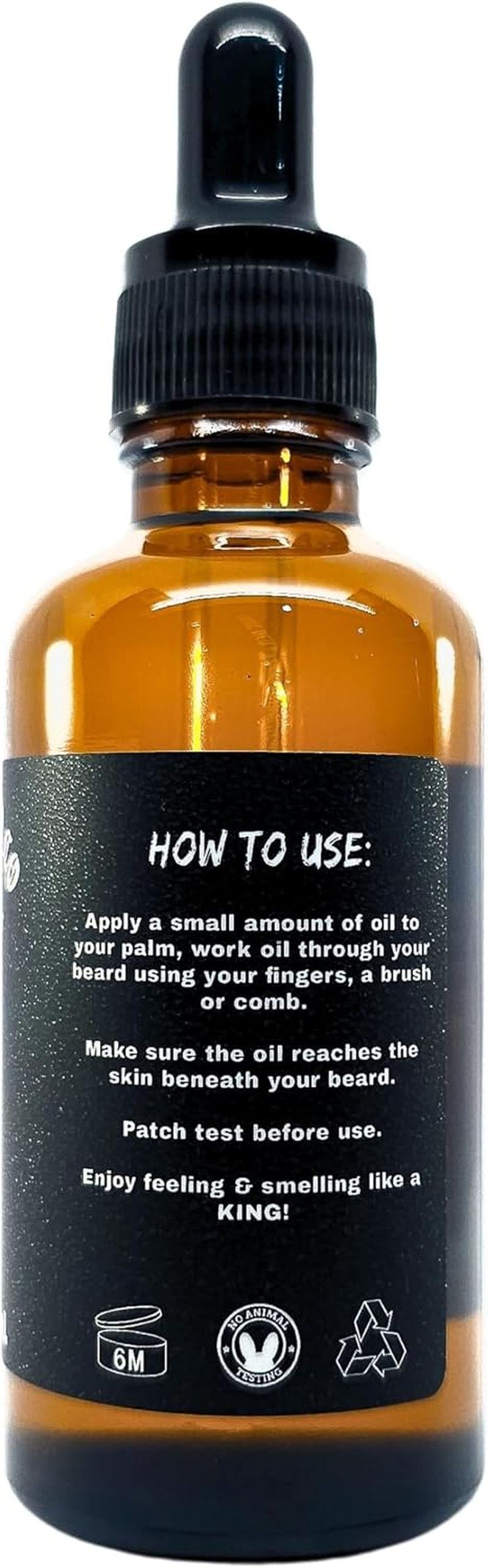 Premium Beard Oil in Valhalla, 50Ml | Infused with Jojoba, Almond, and Essential Oils for a Soft, Healthy Beard Hair Growth image number 6