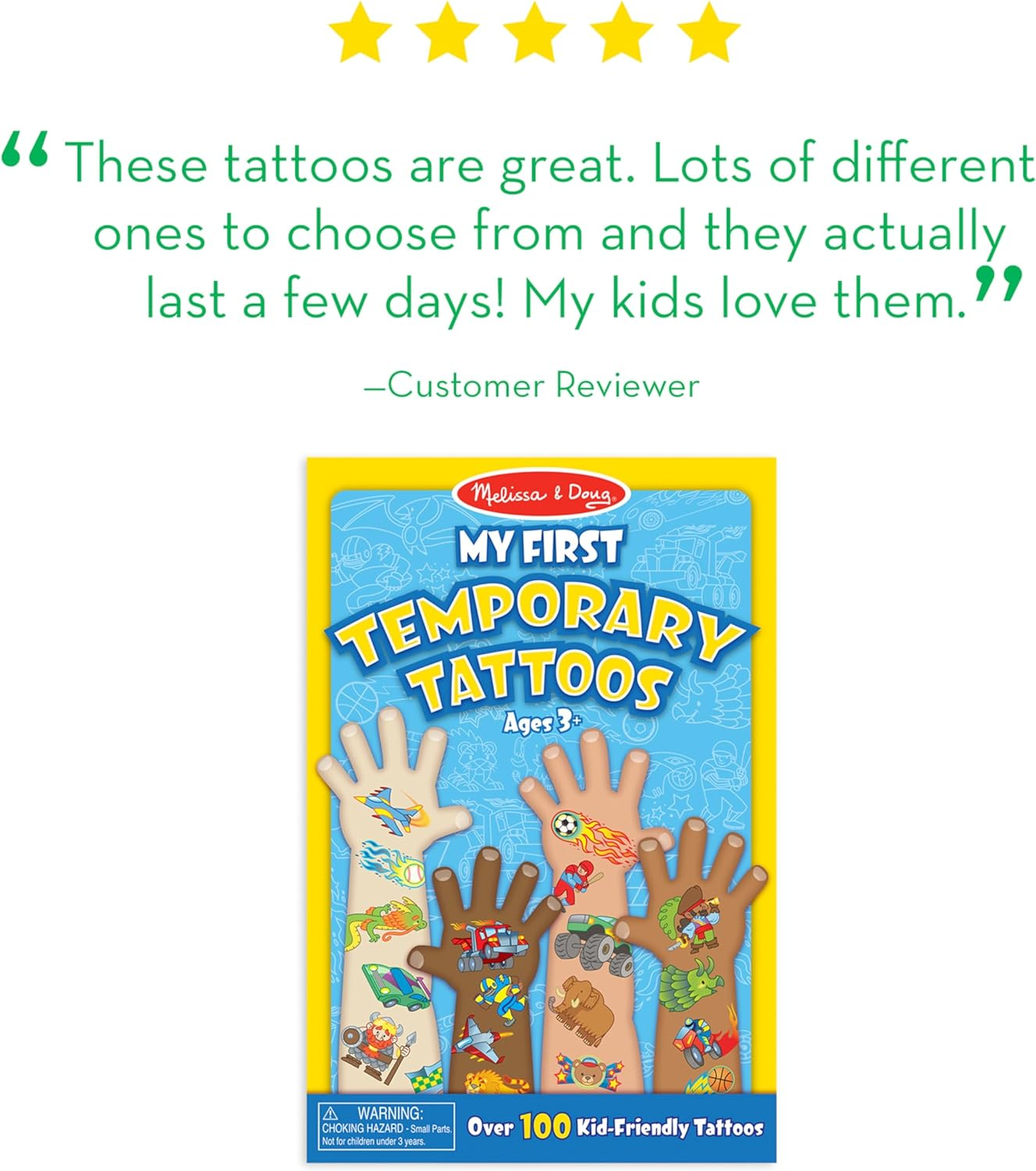 Melissa and Doug - My First Temporary Tattoos - Adventure Crea image number 4