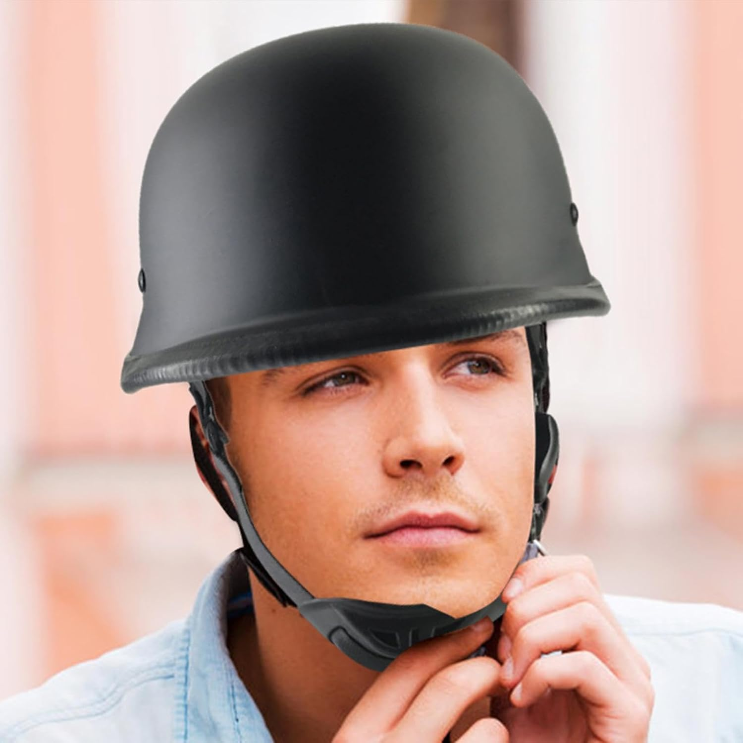 Half Shell Motorcycle Helmets, Half Shell Motorcycle Helmets for Men, Lightweight Motorcycle Helmets, Breathable Motorcycle Helmets, Open Helmets for Men and Women for Scooters image number 5