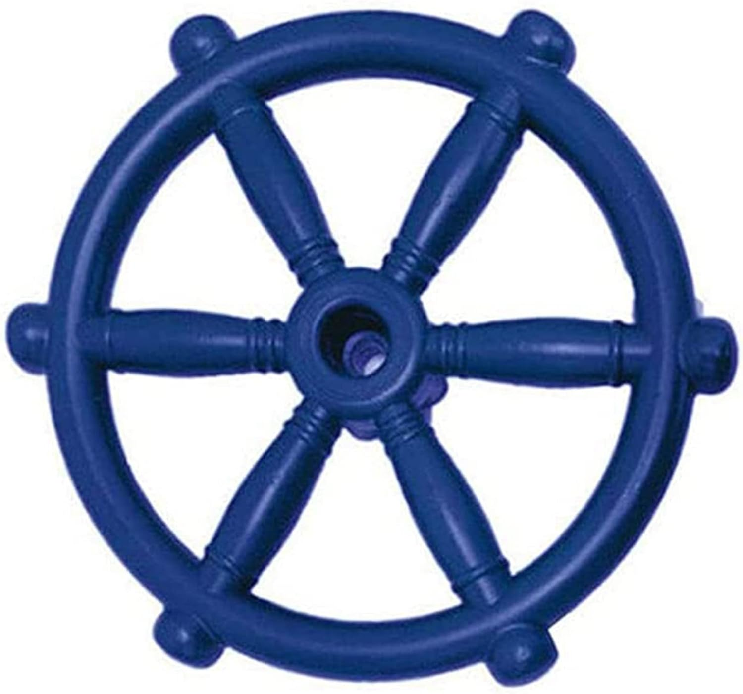 Kids Playground Steering Wheel, Swingset Steering Wheel Attachment, Pirate Ship Wheel for Jungle Gym or Swing Set Blue image number 2