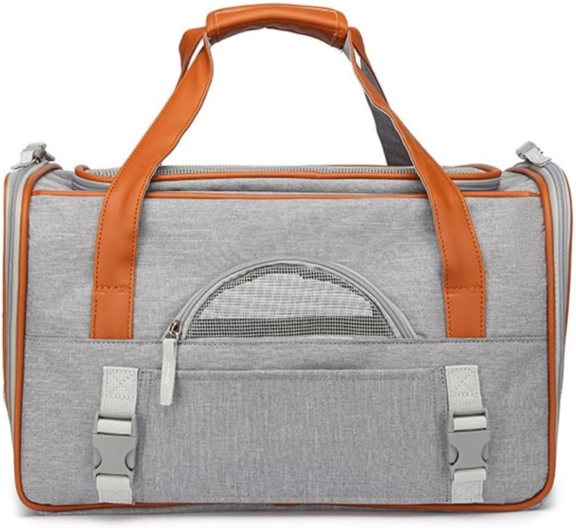 Cat Bag Dog Carrier Pet Carrier Cat Carrier Pet Inclined Span Bag Portable Backpacks Travel Car Seats Pet Carrier Cat Carrier Pet Bag Carrier(Color:Onecolor,Size:45 * 25 * 28Cm) image number 2