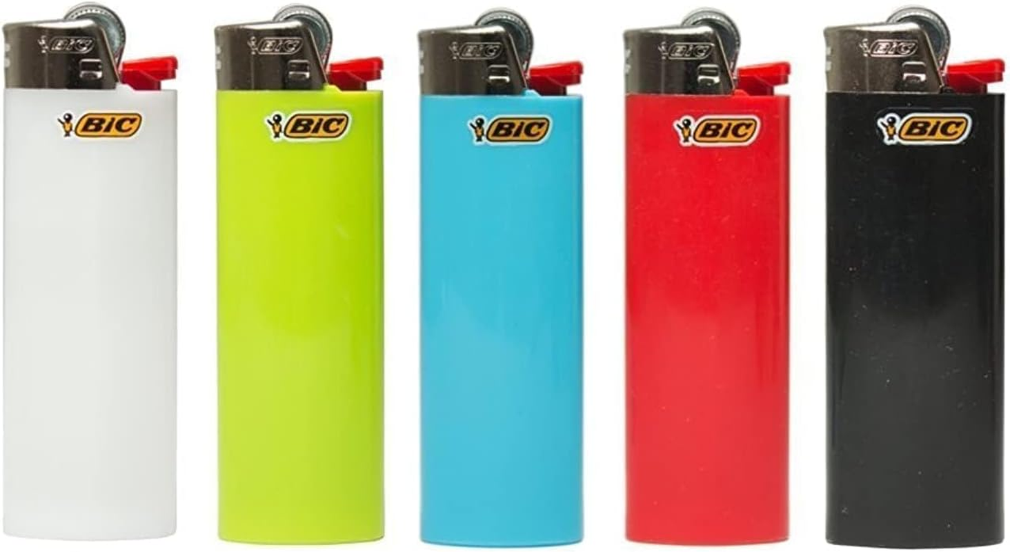 Lot of 5 Bic Mini Multi-Colour Lighter Lot