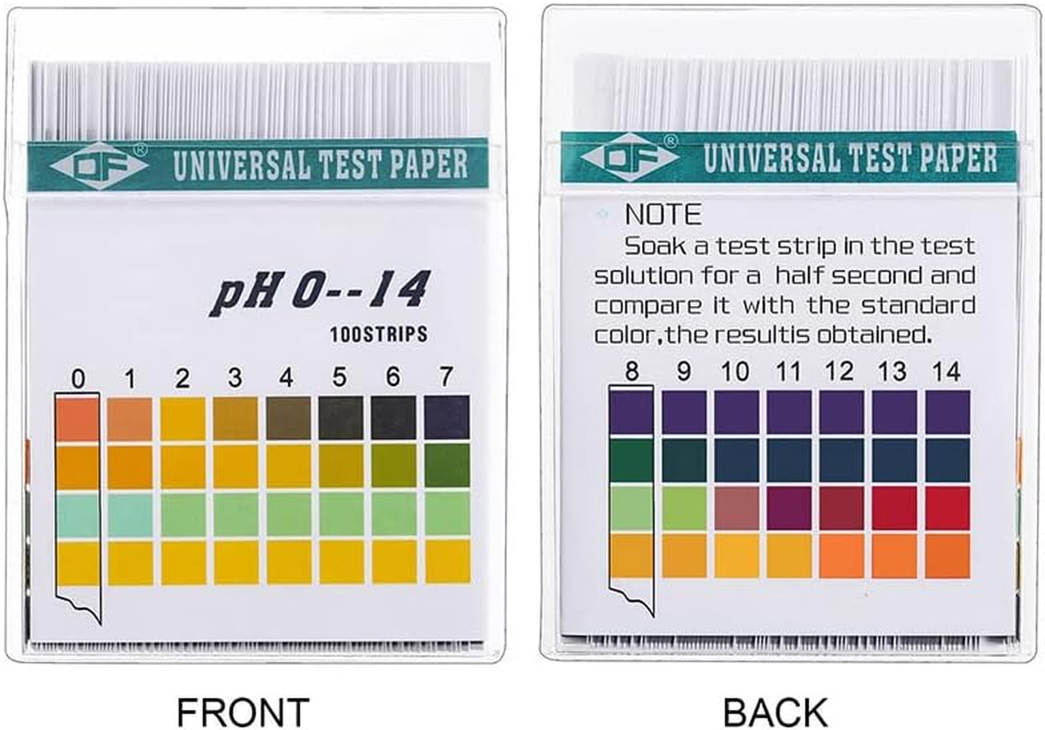 AIMALL 100PCS Test Strips Ph 0-14 Alkaline Acid Urine Saliva Litmus Paper Kit Sticks for Saliva Urine Water Soil Testing Pet Food and Diet Ph Monitoring image number 2