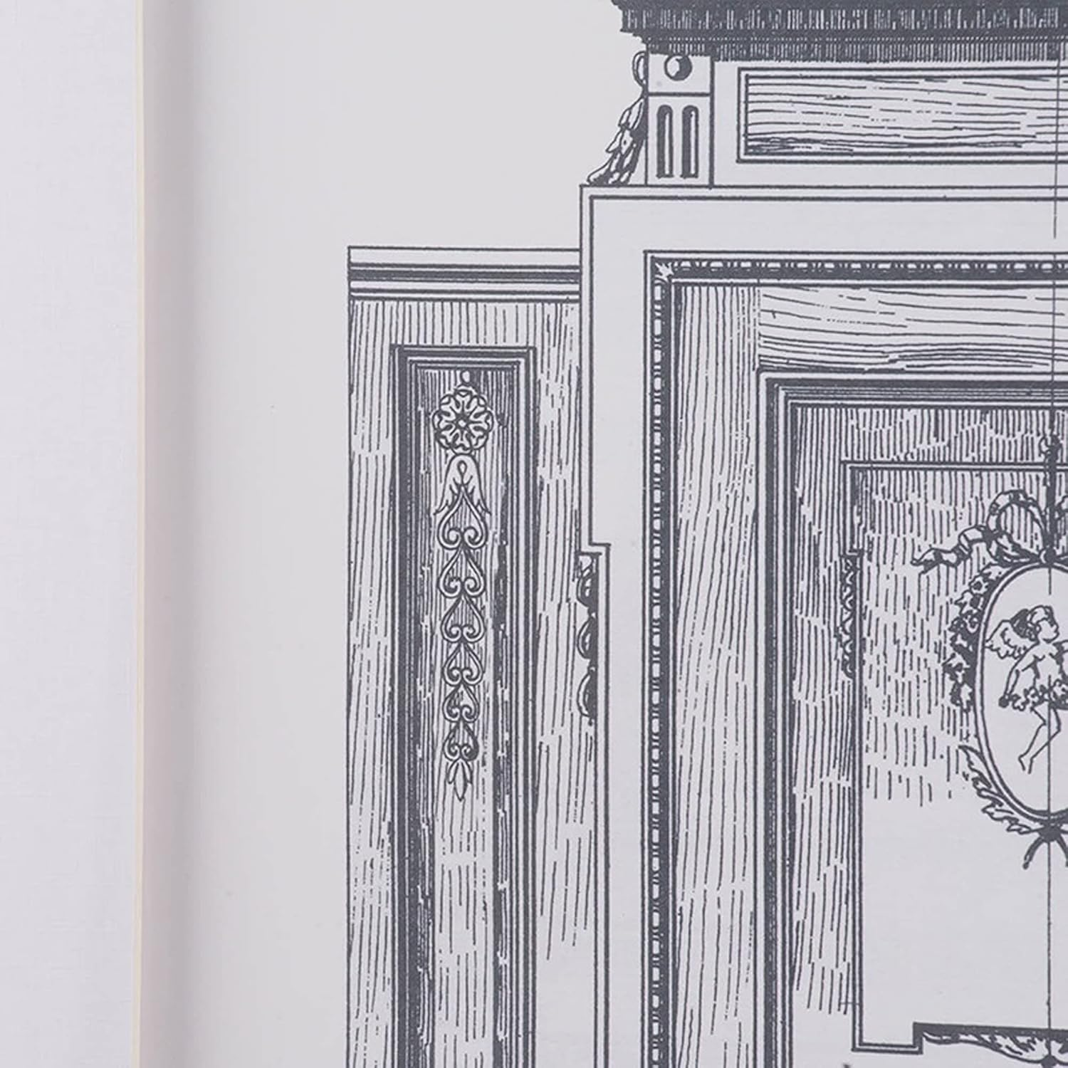 Dasch Design Ornate Doors Fake Pencil Wall Art Set of 2 image number 1