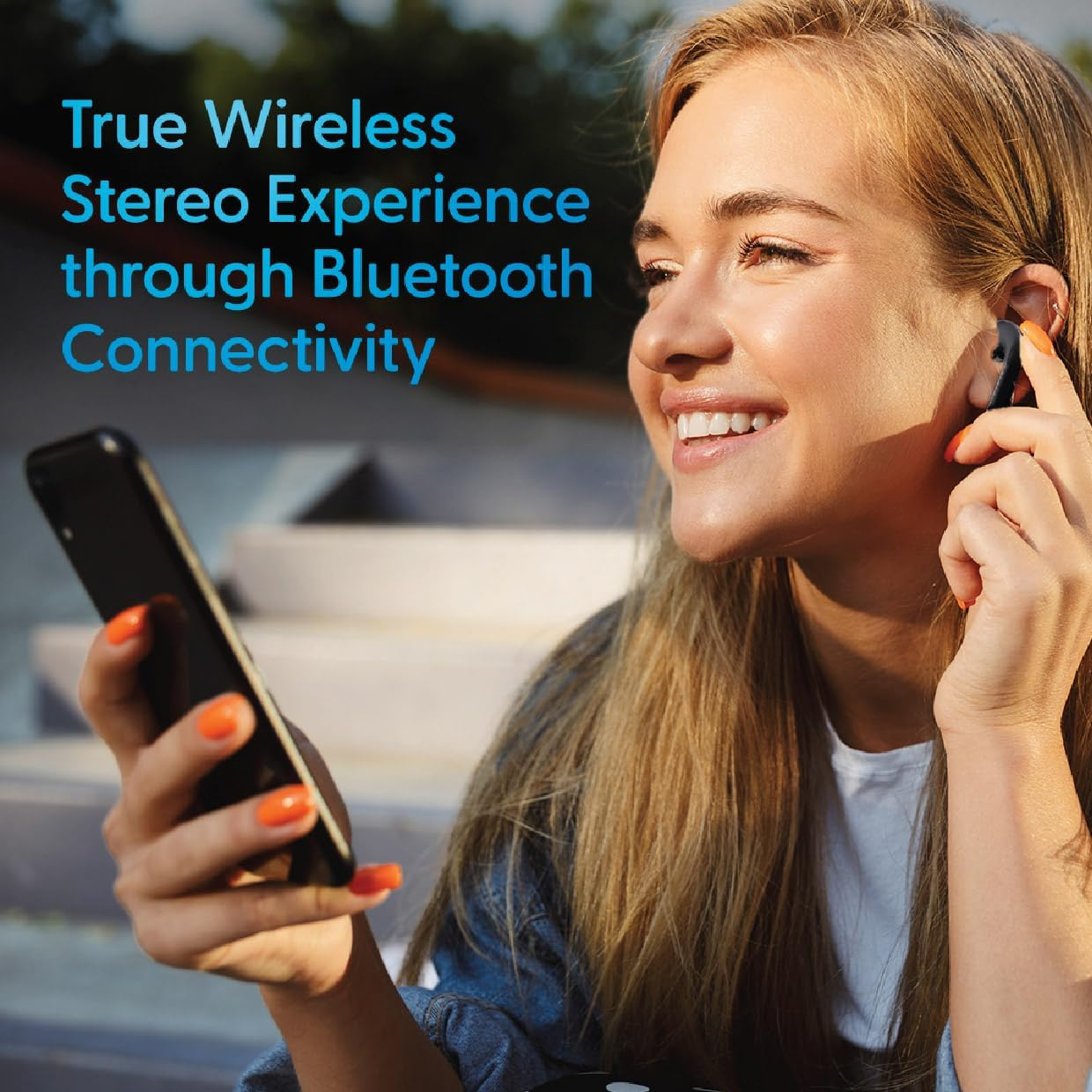 Laser TWS Earbuds Black, Wireless, Bluetooth, Charging Case, Voice Assistant image number 6