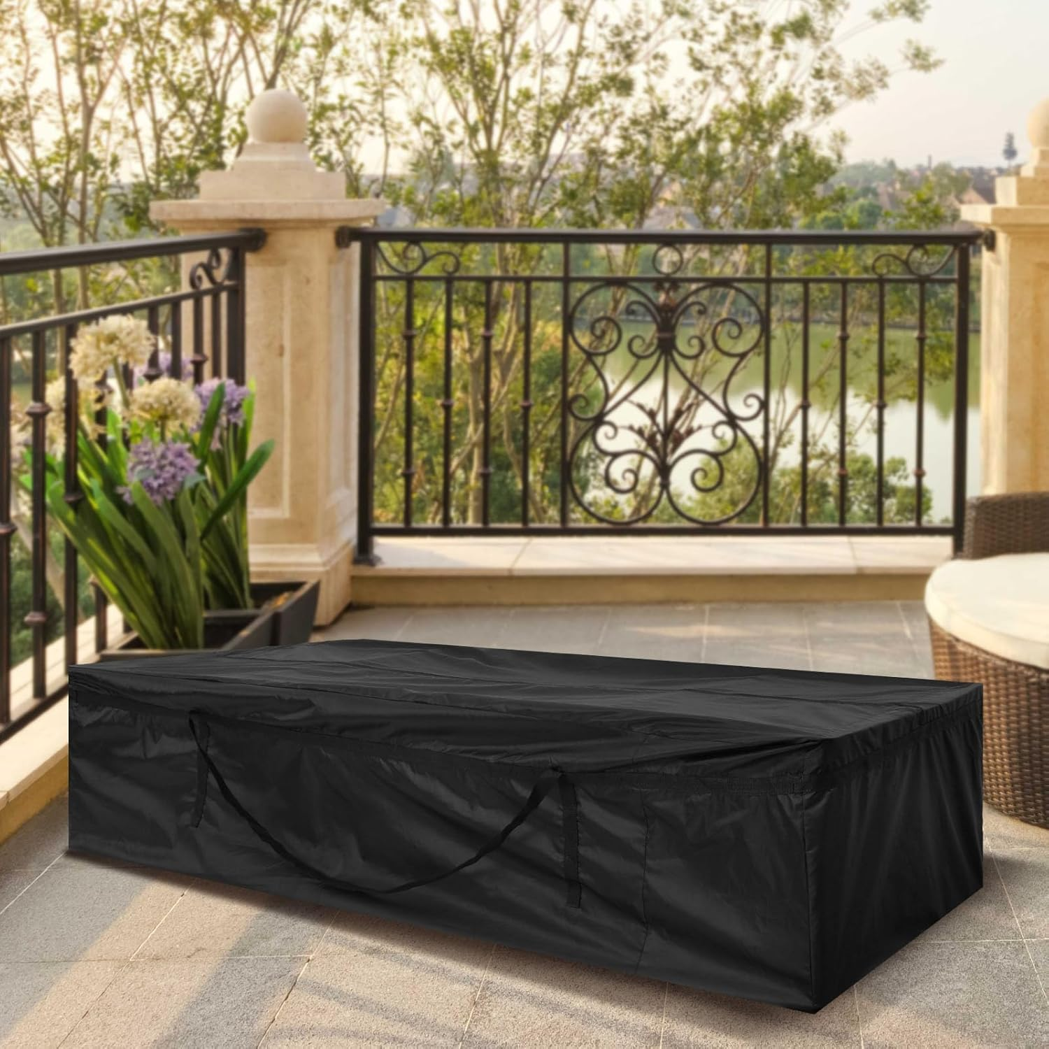 Extra Large Duffle Bag 68.1&times;29.9&times;20.1 Inch Travel Duffle Bag with Handle Foldable Travel Bag with Storage Bag Waterproof Gear Bag Oxford Cloth Storage Tote Bags for Travel Camping image number 4