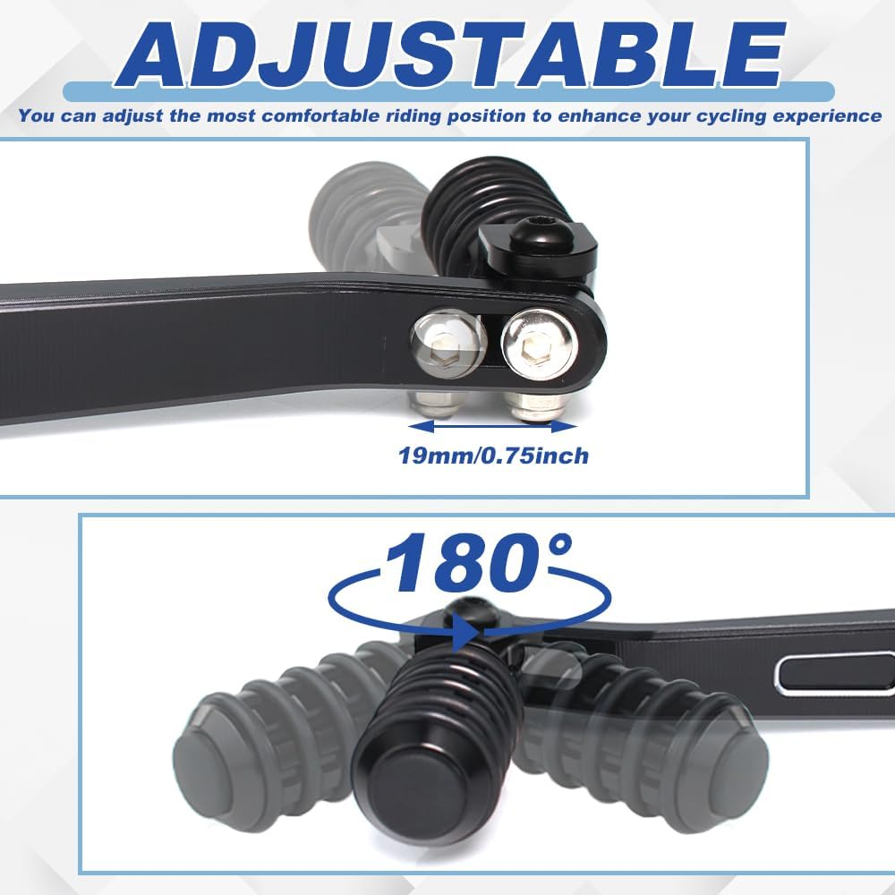 Motorcycle Brake Pedal + Shift Gear Lever Fit for Royal Enfield Interceptor 650 2018-2024 Rear Brake Pedal Foot Shift Lever Gear Lever image number 5