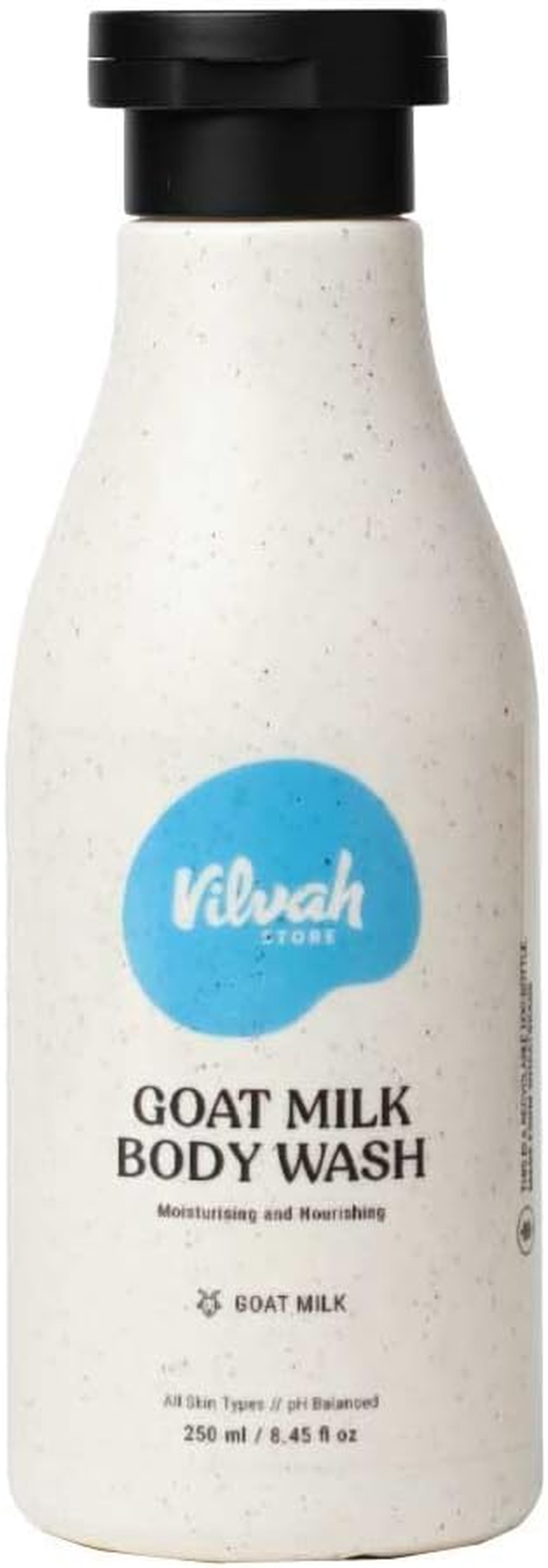 Vilvah Store Moisturising Body Wash (Goatmilk & Vanilla), 200Ml image number 5