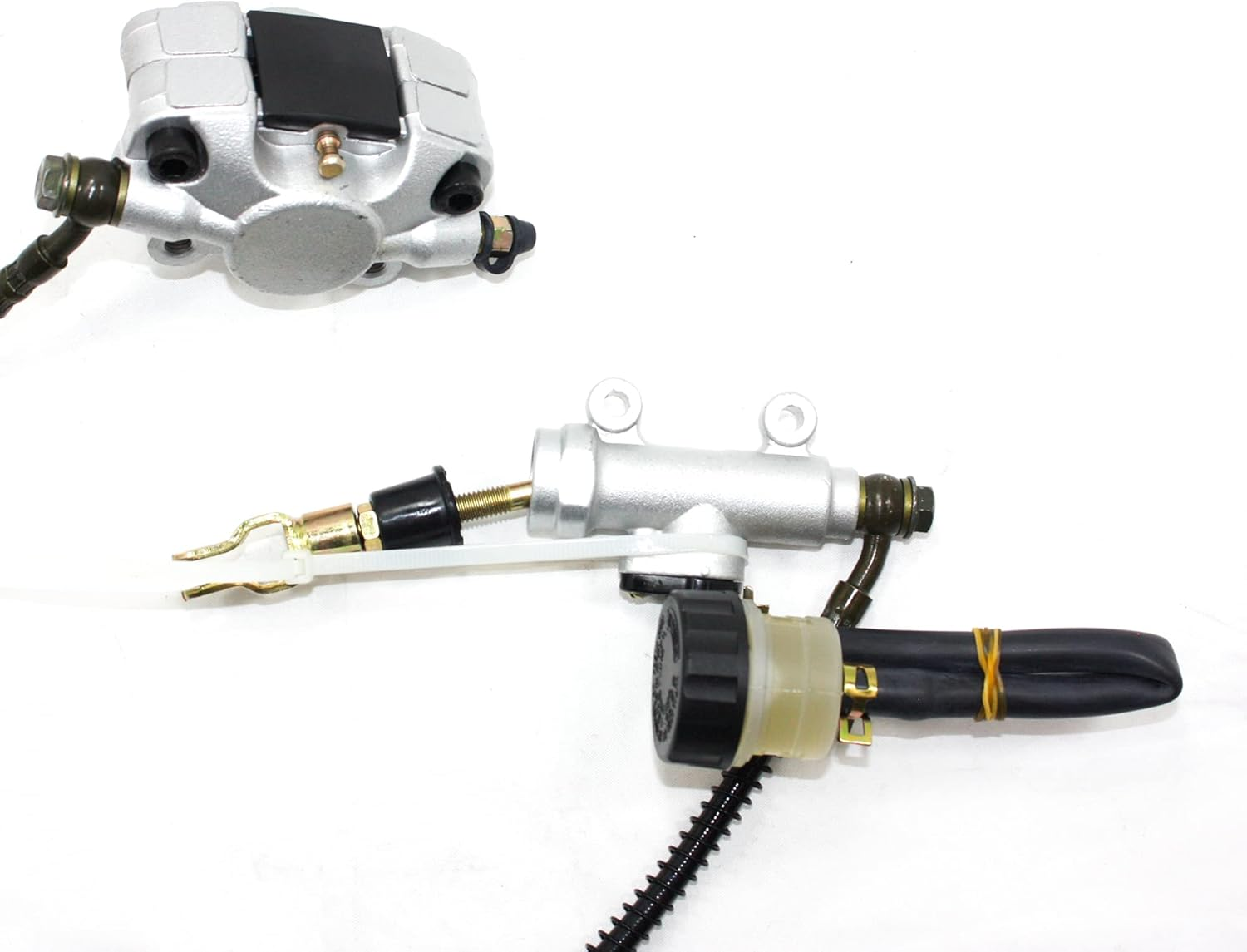 BLYGO Hydraulic Rear Disc Brake Caliper Foot Brake System + Pads 200Cc 250Cc Quad Dirt Bike ATV image number 3