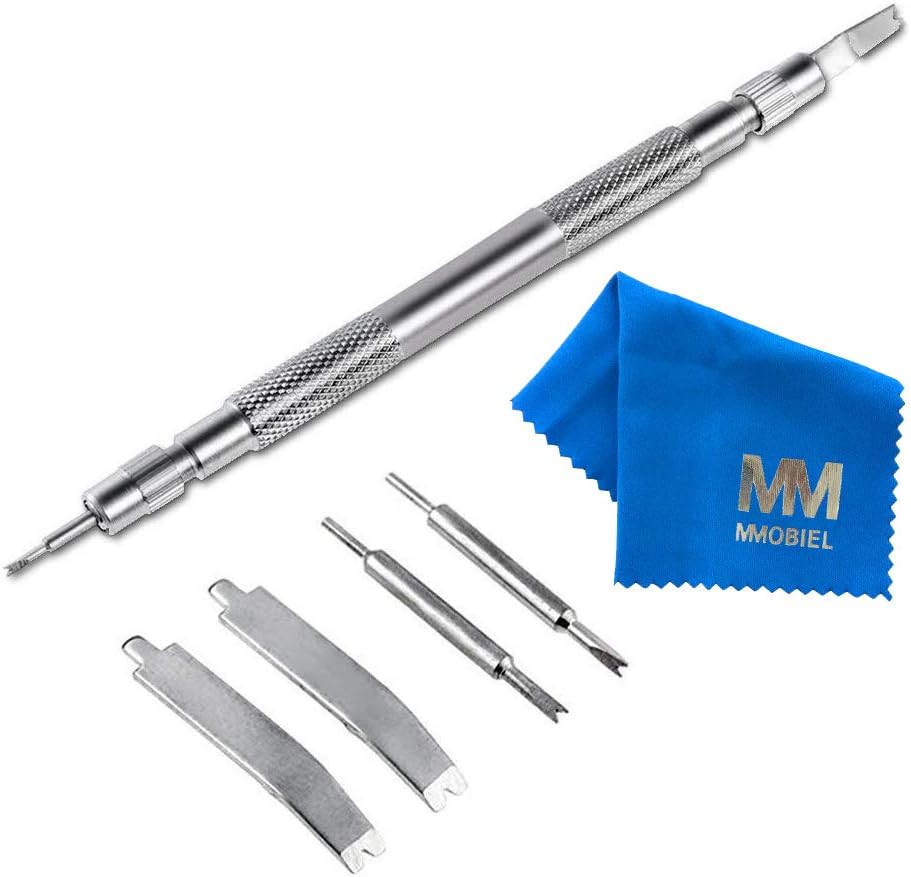 MMOBIEL Spring Bar Watch Tool Set Long Stainless Steel Handle for Adjustment Replacing Removal of Spring Bars image number 1