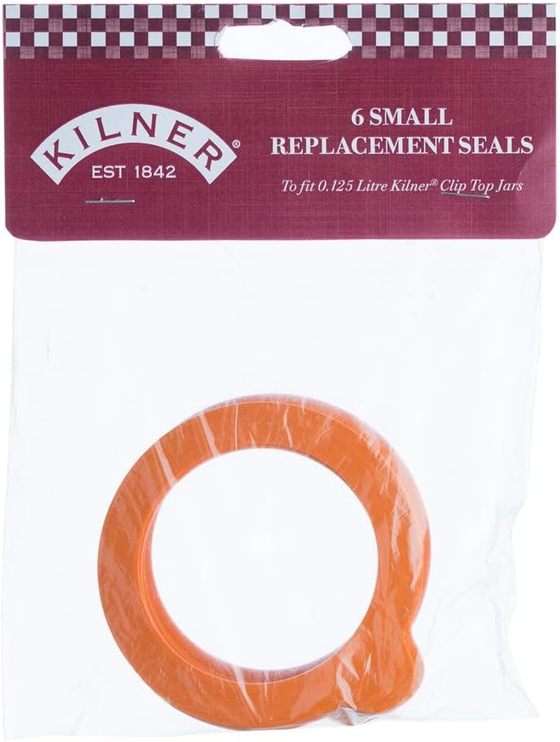 Kilner Replacement Small Rubber Seals, Transparent, 6 Piece 01646 image number 2