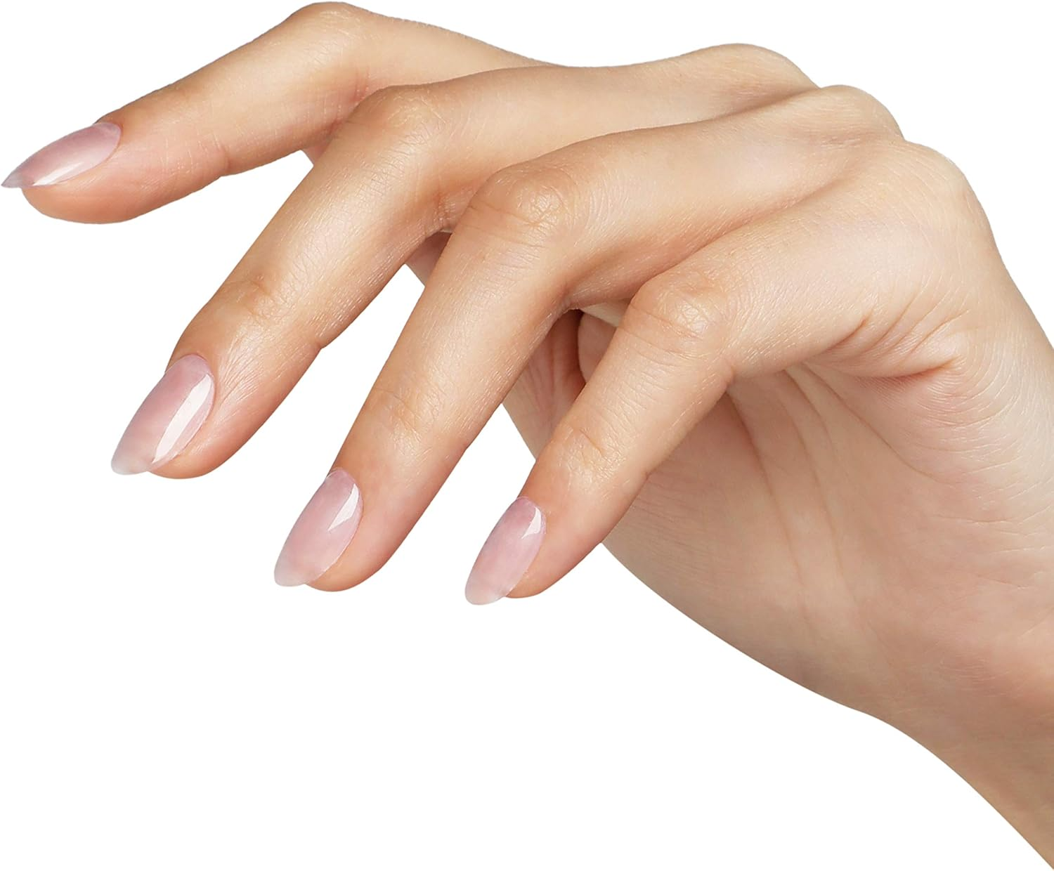 BLUESKY Gel Nail Polish 80523 [Clear Pink] Pink Soak off LED UV Light - Chip Resistant & 21-Day Wear 10Ml image number 2