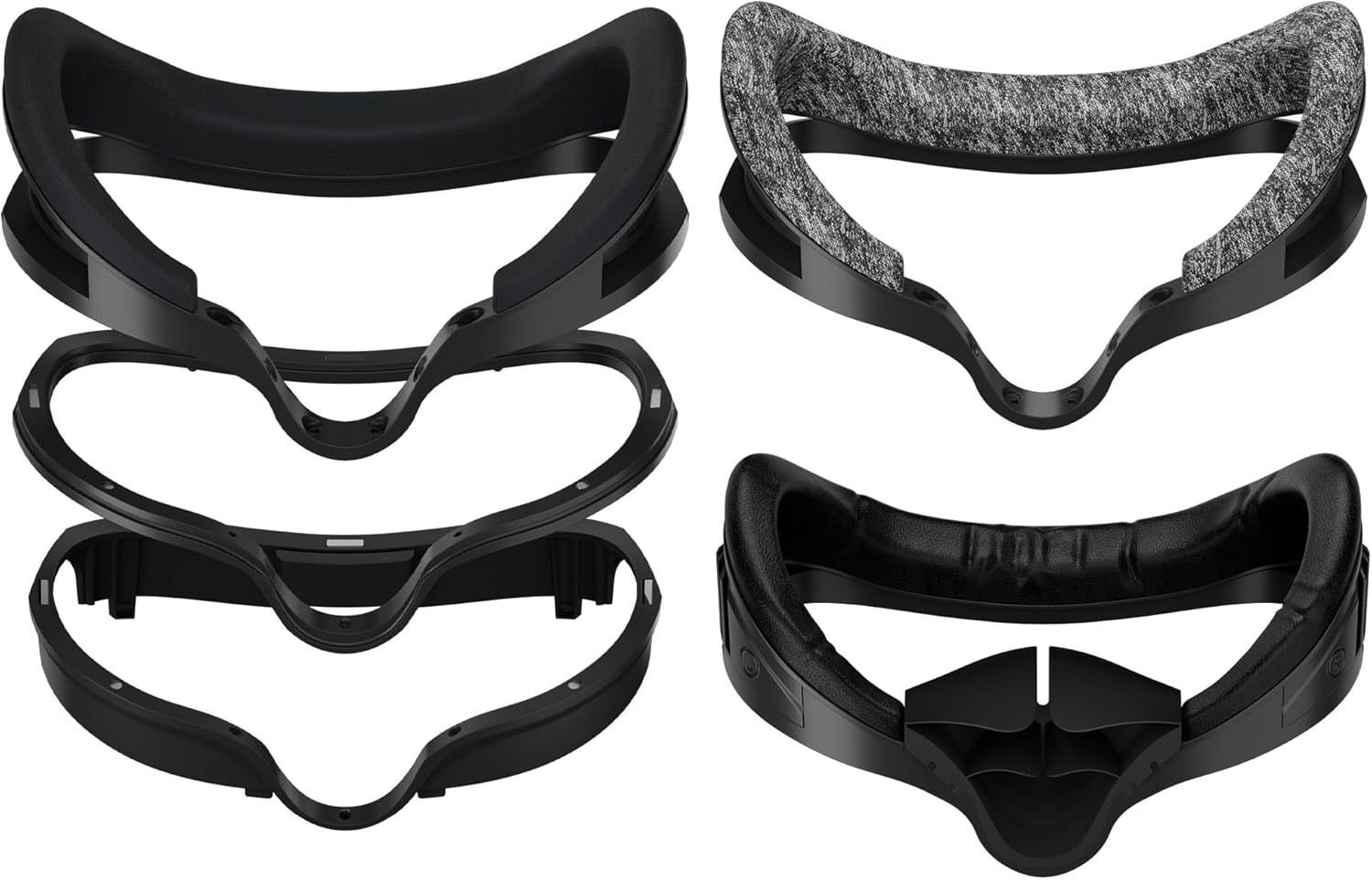 Globular Cluster F3 V3 Magnetic Facial Interface for Quest 3, Flexible and Adaptive Frame with Multi-Material Pads, Not Compatible with Quest 3S or Official Charging Dock image number 3