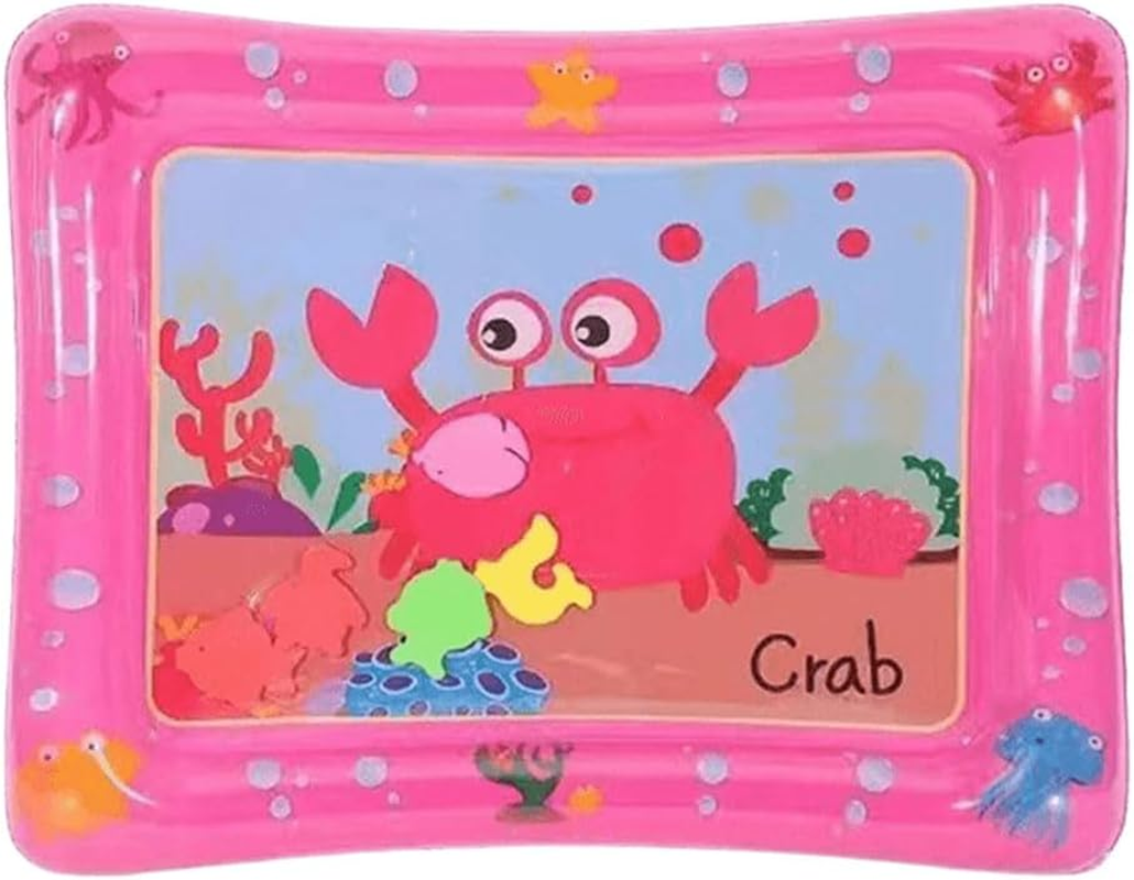 Water Sensory Play Mat with Fish Water Tummy Time Mat Tummy Time Water Play Mat for Bored Indoor Cats image number 4