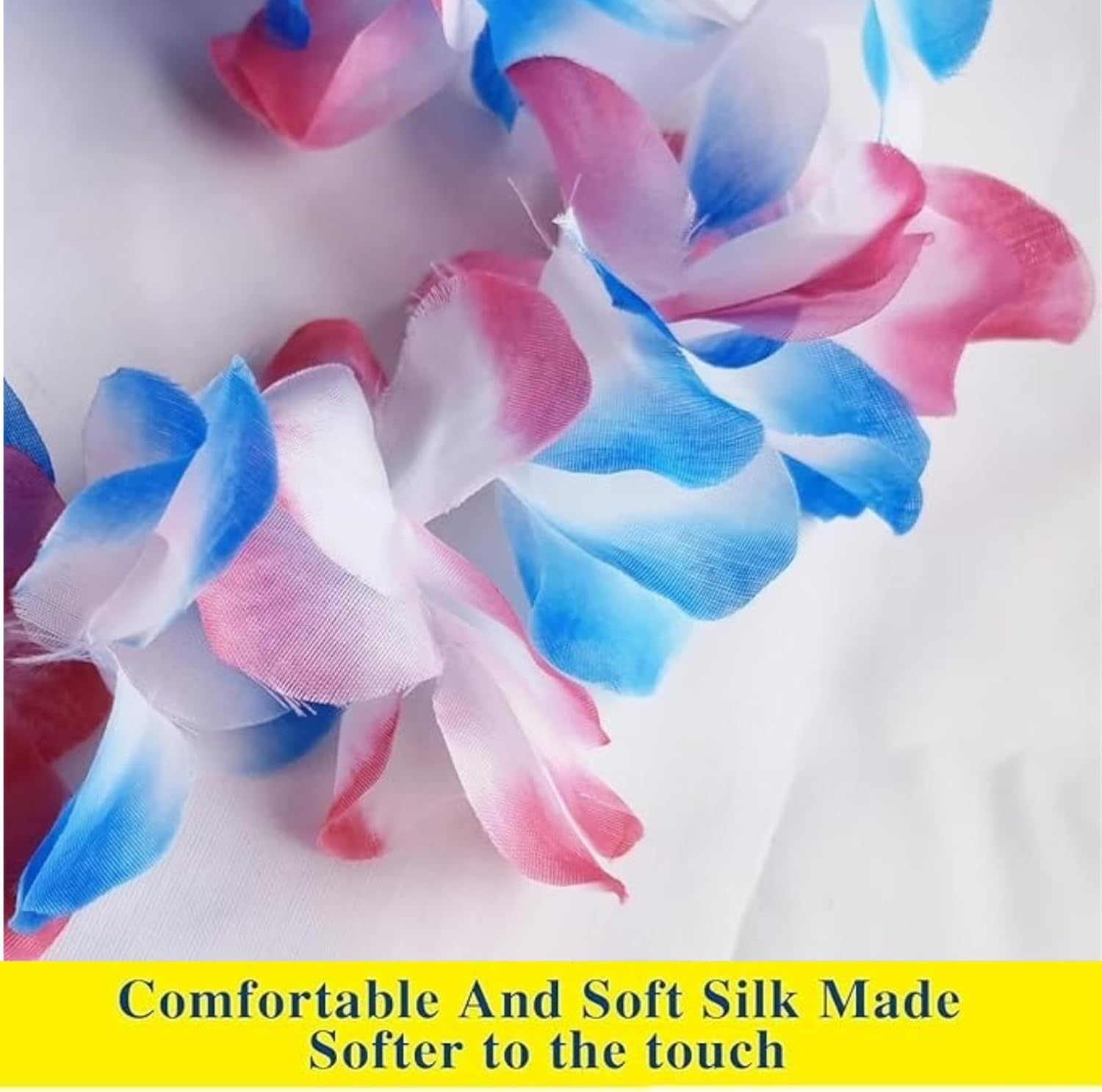 Abeillo 6 Counts Hawaiian Leis Bulk,Size Suitable for All Ages，For Adults Beach Party Favors for Adults,Summer Beach Vacation,Theme Party Decorations, Multi-Colour